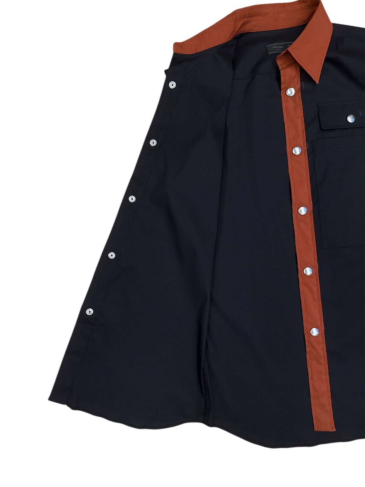 Prada Prada Sleeveless Button Down Shirt Vest Size US M / EU 48-50 / 2 - 12 Thumbnail