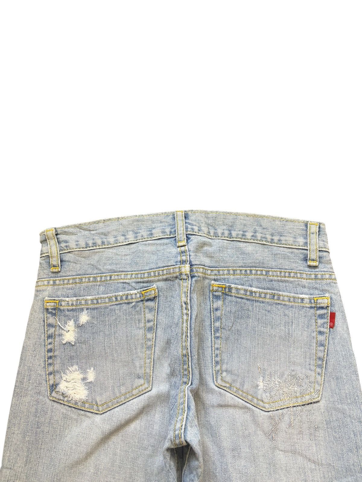 Diesel Vintage Japanese Brand Distressed Flare Jeans Size 28" / US 6 / IT 42 - 4 Thumbnail