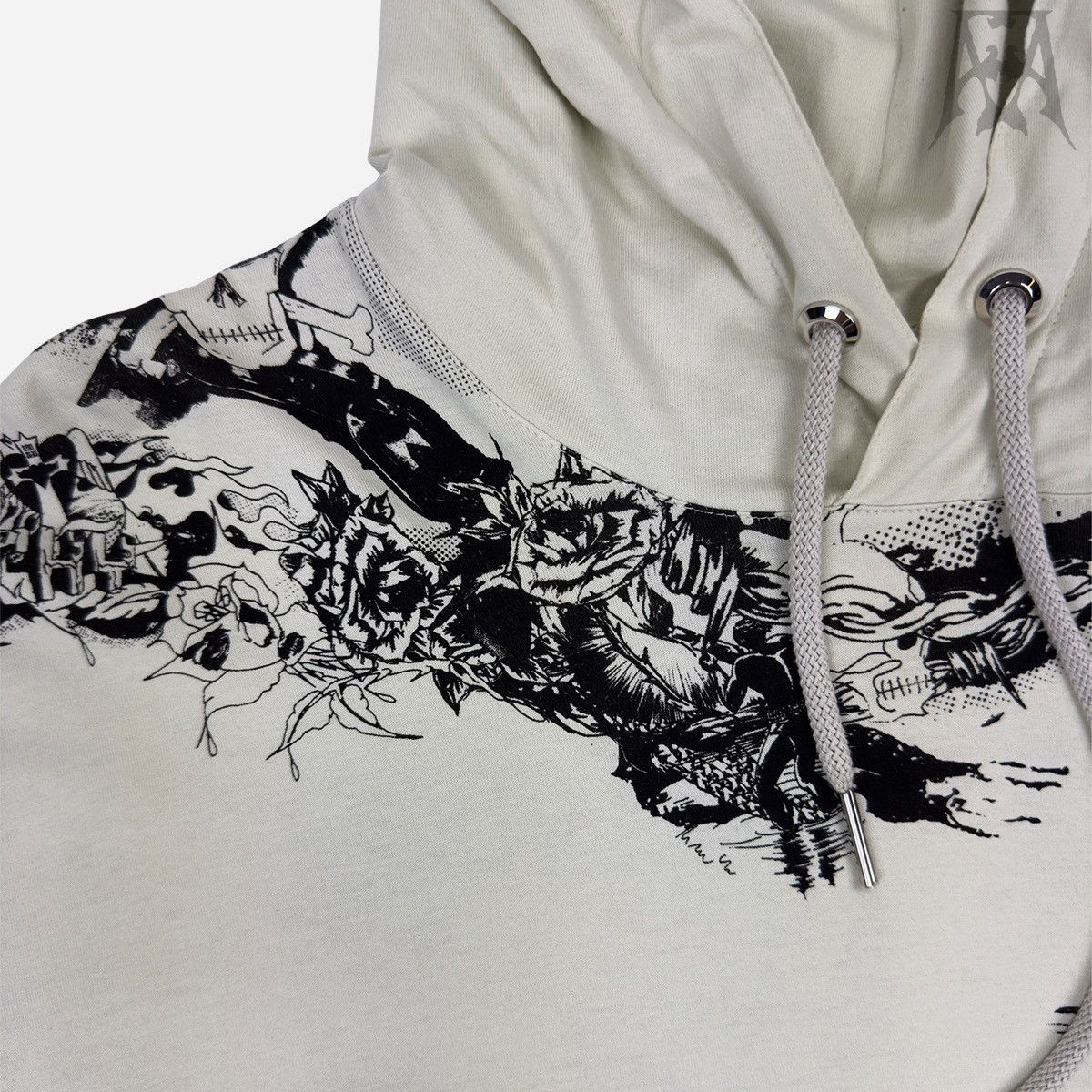 Givenchy Givenchy Gothic Oversized Jersey Hoodie Size US S / EU 44-46 / 1 - 4 Thumbnail