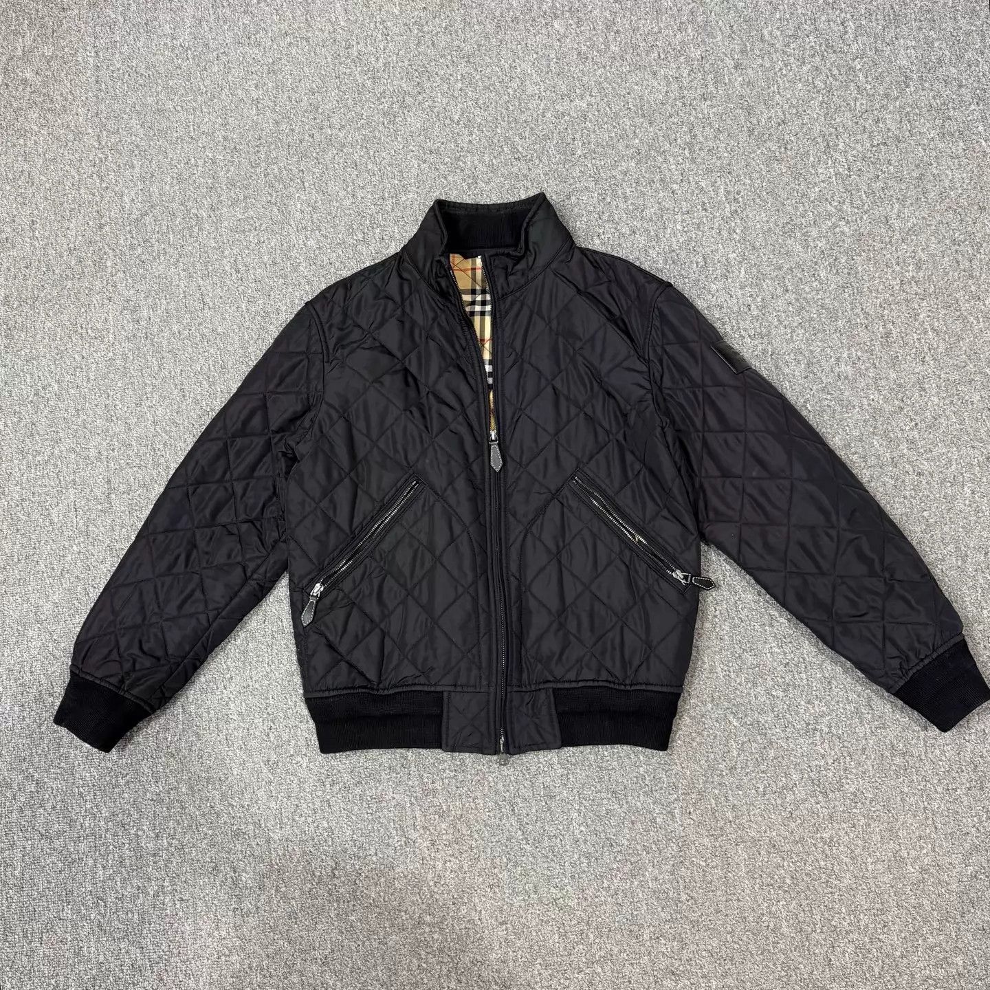 Burberry Burberry black seam stand collar jacket 46 99 New Size US S / EU 44-46 / 1 - 1 Thumbnail