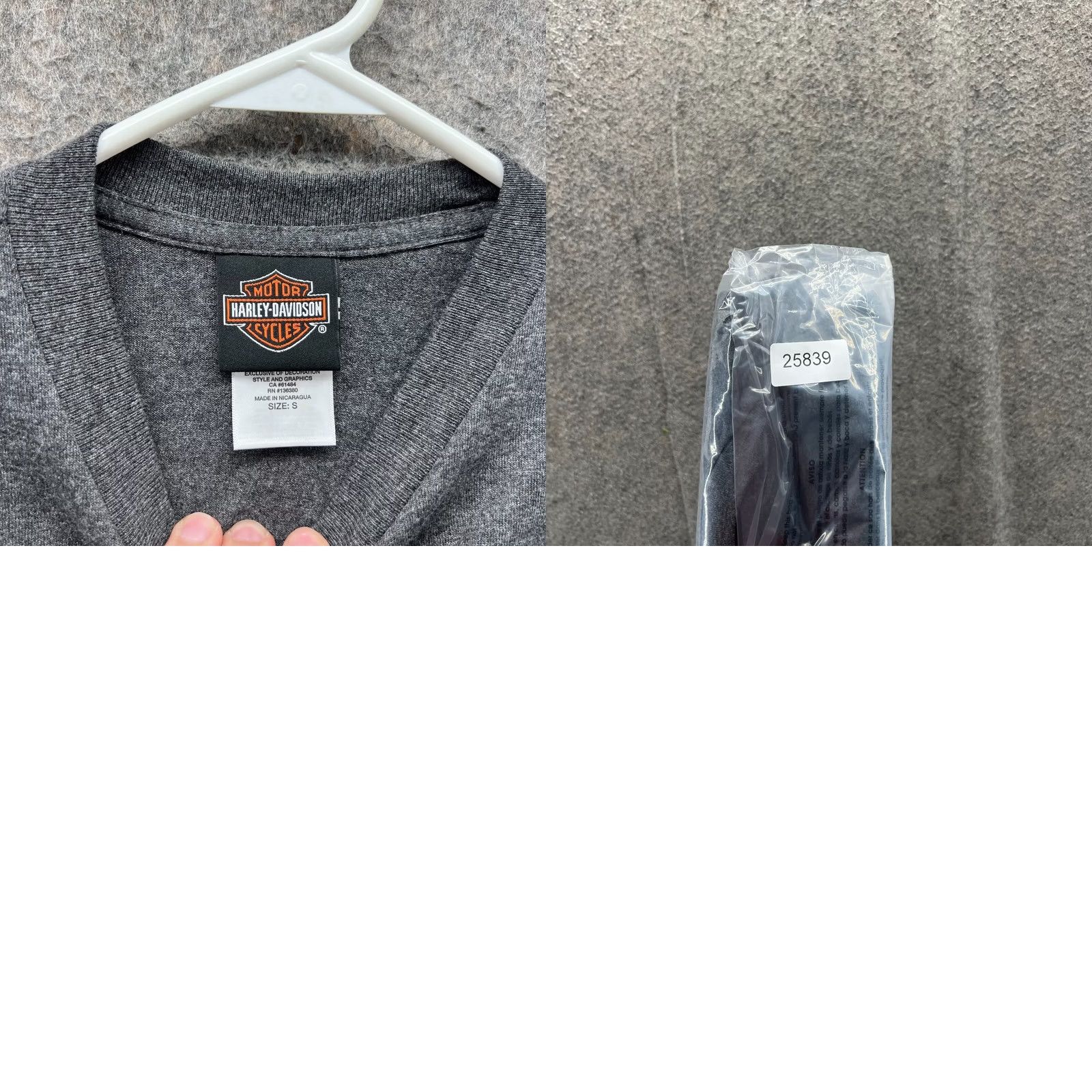 Harley Davidson Harley Davidson Shirt Men Small Heather Gray Crewneck Motorcycle Pocket 2018 Size US S / EU 44-46 / 1 - 9 Thumbnail