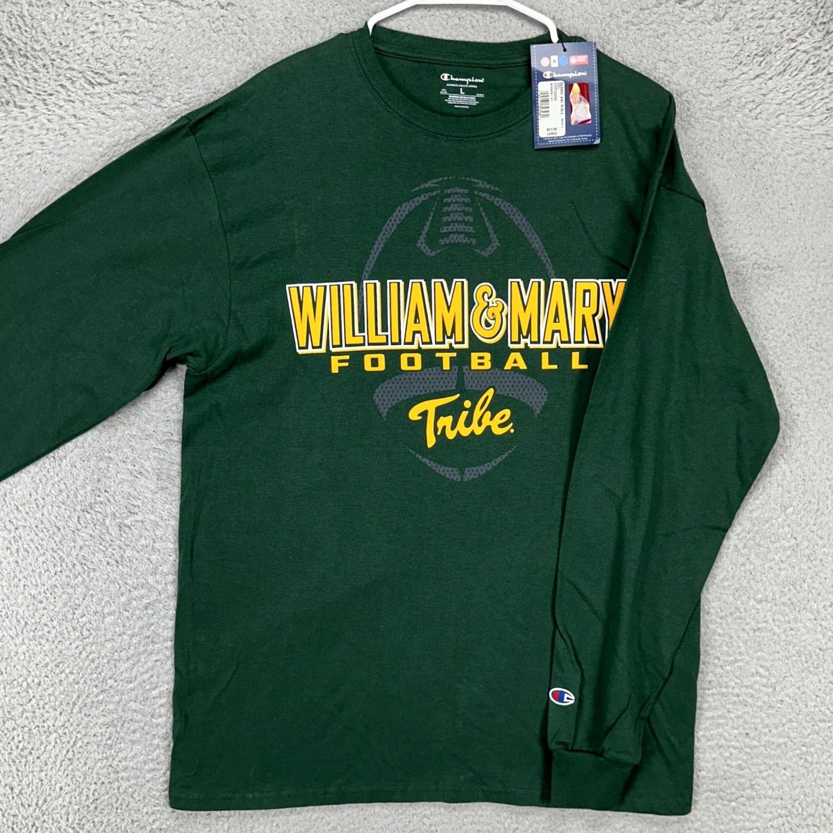 Champion Champion Adult Men Pullover Sweatshirt Large Green Graphic Print Long Sleeve NEW Size US L / EU 52-54 / 3 - 2 Thumbnail