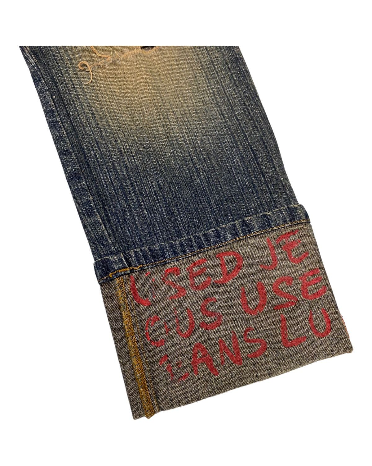 Hysteric Glamour × Marithe + Francois Girbaud RUSTY USED JEANS II MFG INSPIRE DISTRESSED DENIM JEANS Size US 28 / EU 44 - 6 Thumbnail