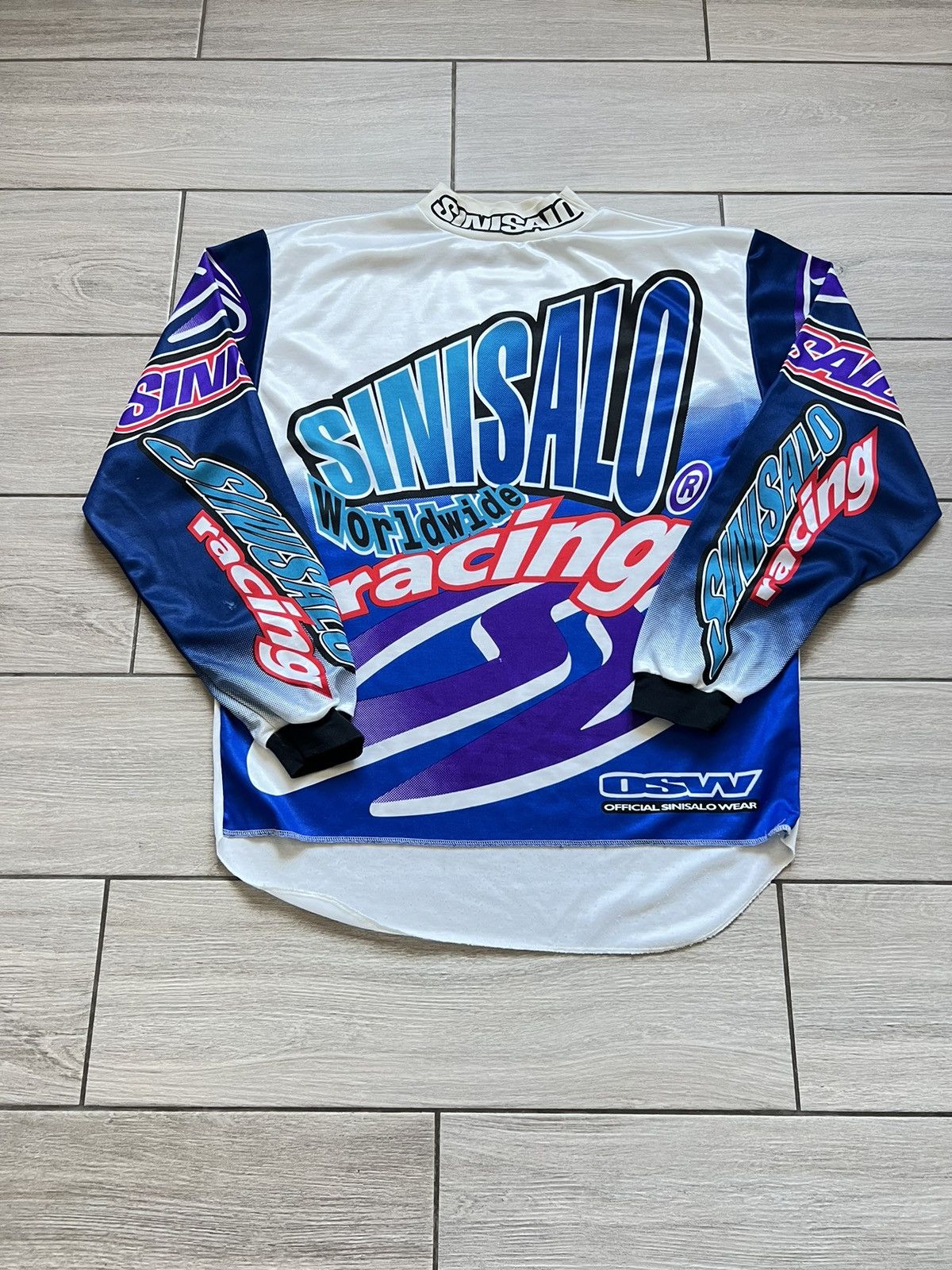 Sports Specialties Vintage 90s Sinisalo Jersey Racing Motocross Racewear Size US XL / EU 56 / 4 - 5 Thumbnail
