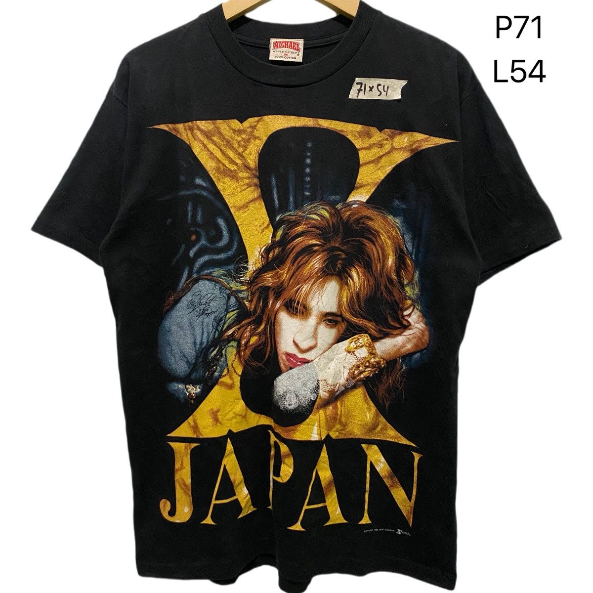 Vintage Vintage 90s michael X Japan rock band Size US M / EU 48-50 / 2 - 1 Thumbnail