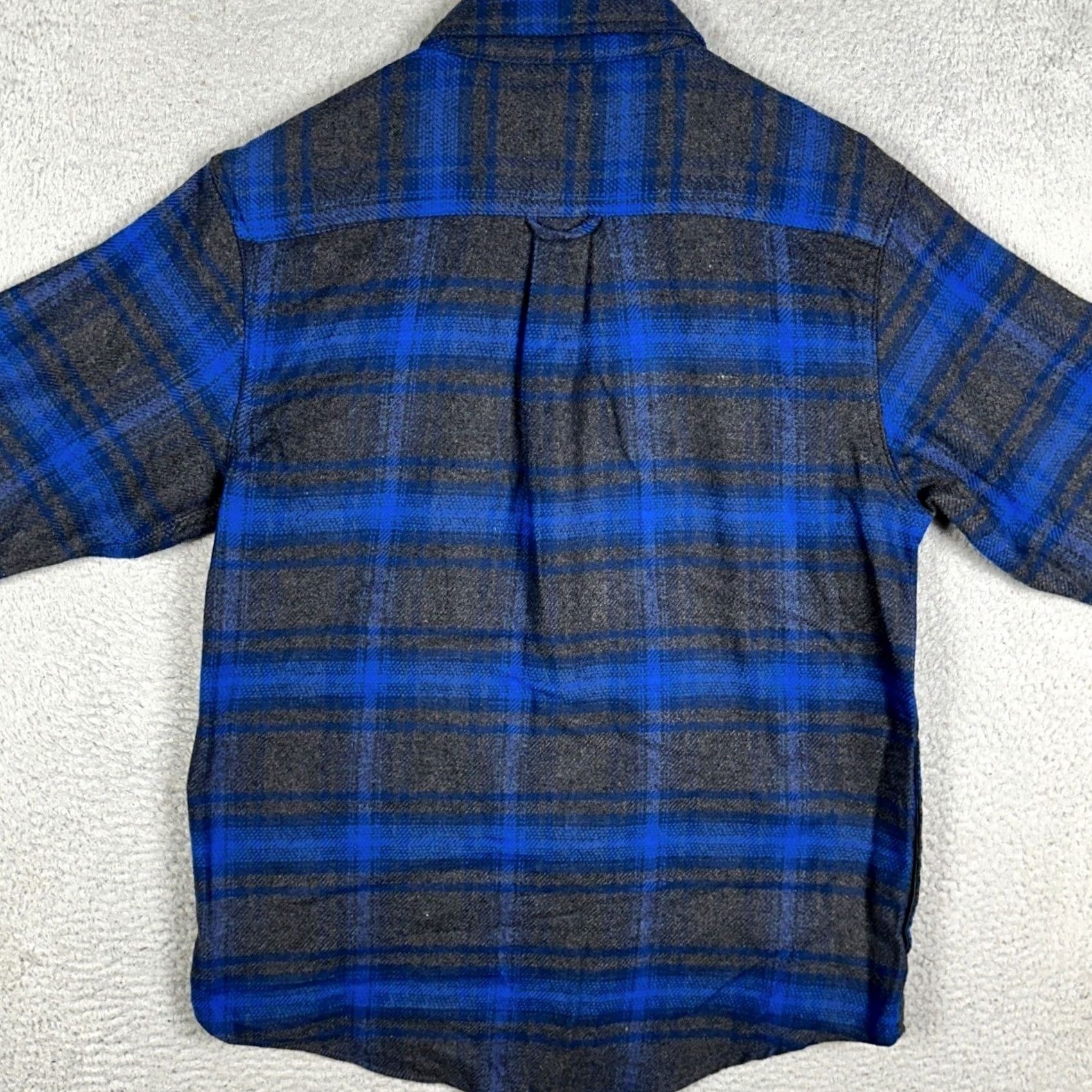 Orvis Orvis Shirt Mens Small Blue Plaid Flannel Button-Up Long Sleeve Pockets Blue Grey Charcoal Fall Winter Spring Casual Workwear Travel Size US S / EU 44-46 / 1 - 3 Thumbnail