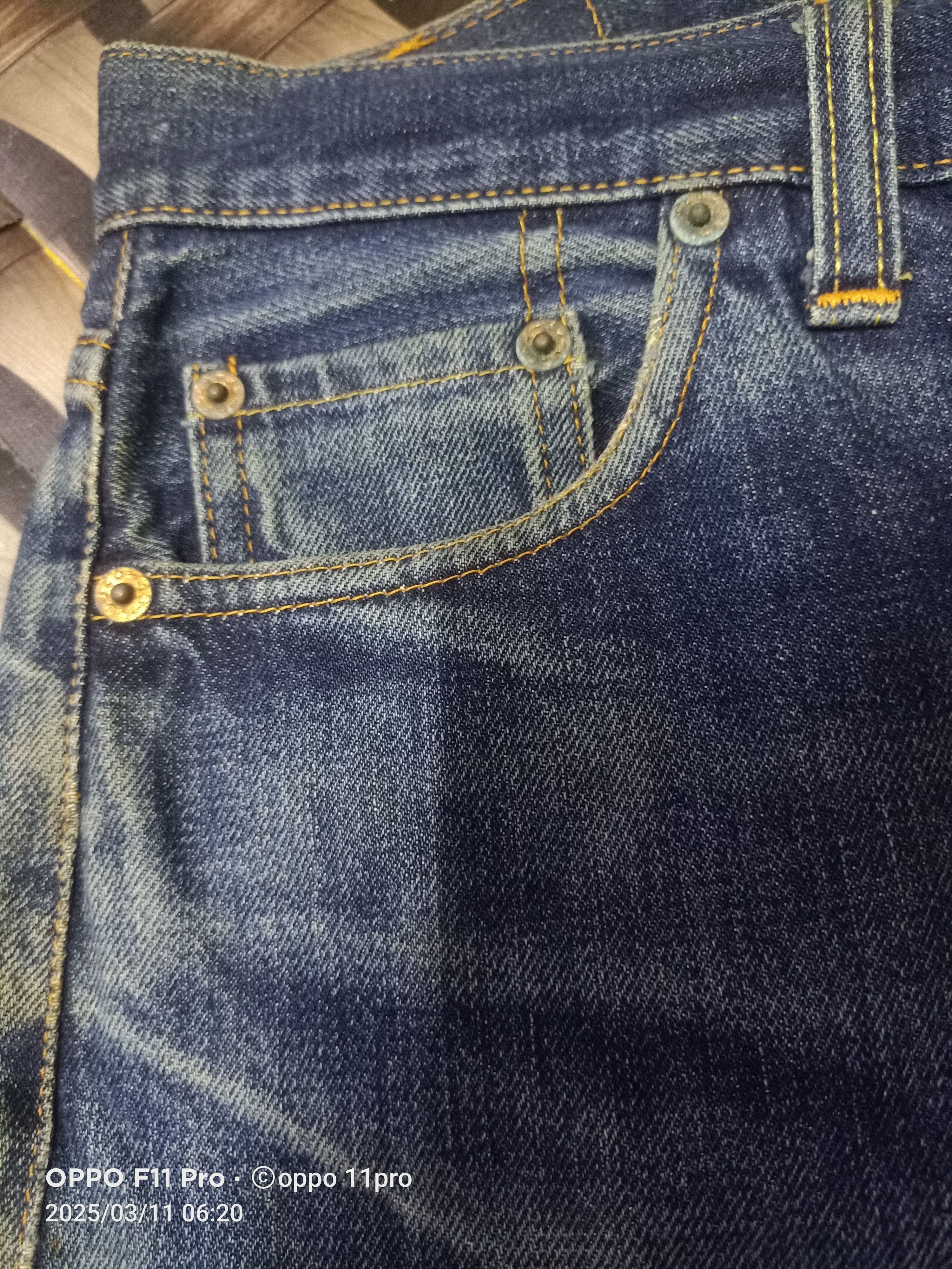 4GSELLER × Levi's Vintage Clothing Levis Vintage Clothing 551Z XX Trashed Red Selvedge Size US 30 / EU 46 - 16 Thumbnail