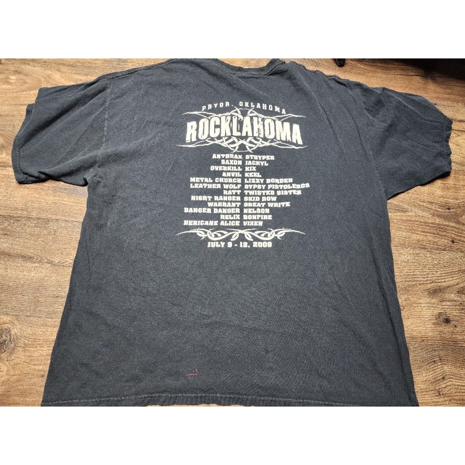 Doublet Rocklahoma Festival T-Shirt 2XL Black Double-Sided Short Sleeve Mens Rock 2010s Size US XXL / EU 58 / 5 - 2 Thumbnail