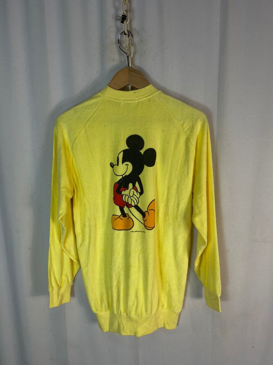 Japanese Brand × Mickey Mouse × Vintage Vintage Mickey Mouse mirror printed sweatshirt Size US M / EU 48-50 / 2 - 7 Thumbnail