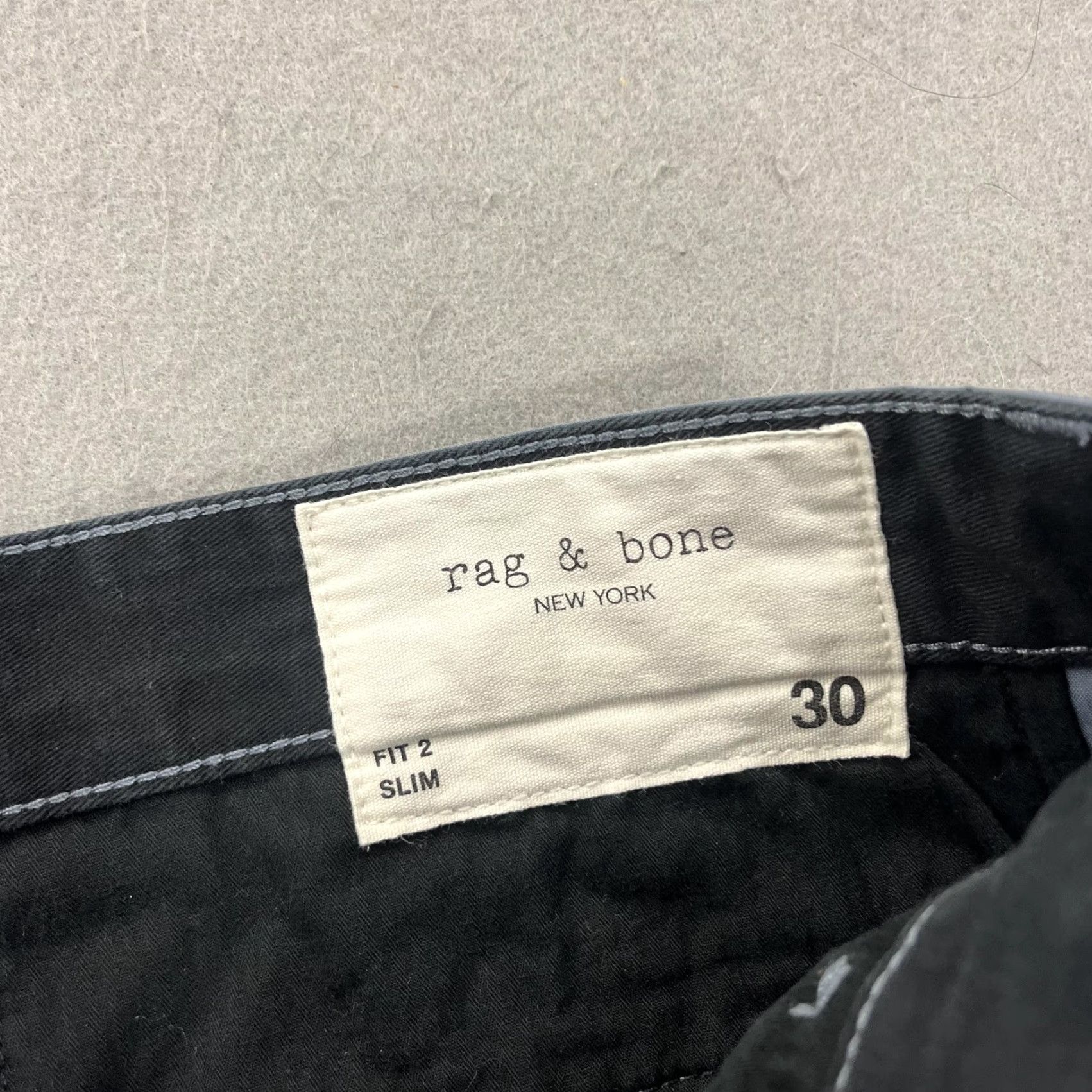 Rag & Bone Rag & Bone Pants Mens 30x31 Slim Fit 2 Straight Leg Cotton Chino Blue Size US 30 / EU 46 - 4 Thumbnail