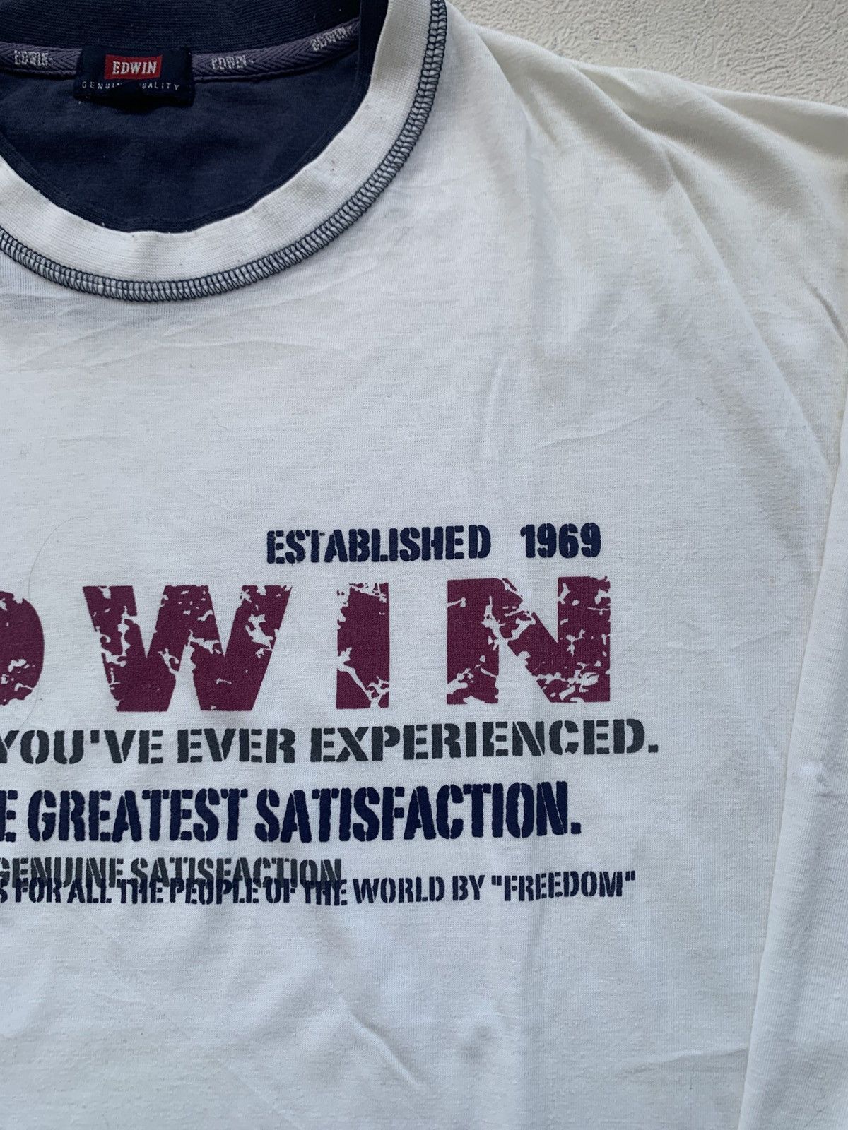 Japanese Brand 2000s japanese archive edwin y2k longsleeve tee Size US L / EU 52-54 / 3 - 4 Thumbnail