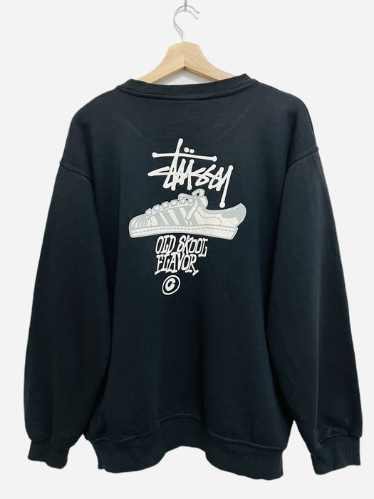 Vintage Vintage 90s Stussy Old Skool Flavour Sweatshirt | Grailed