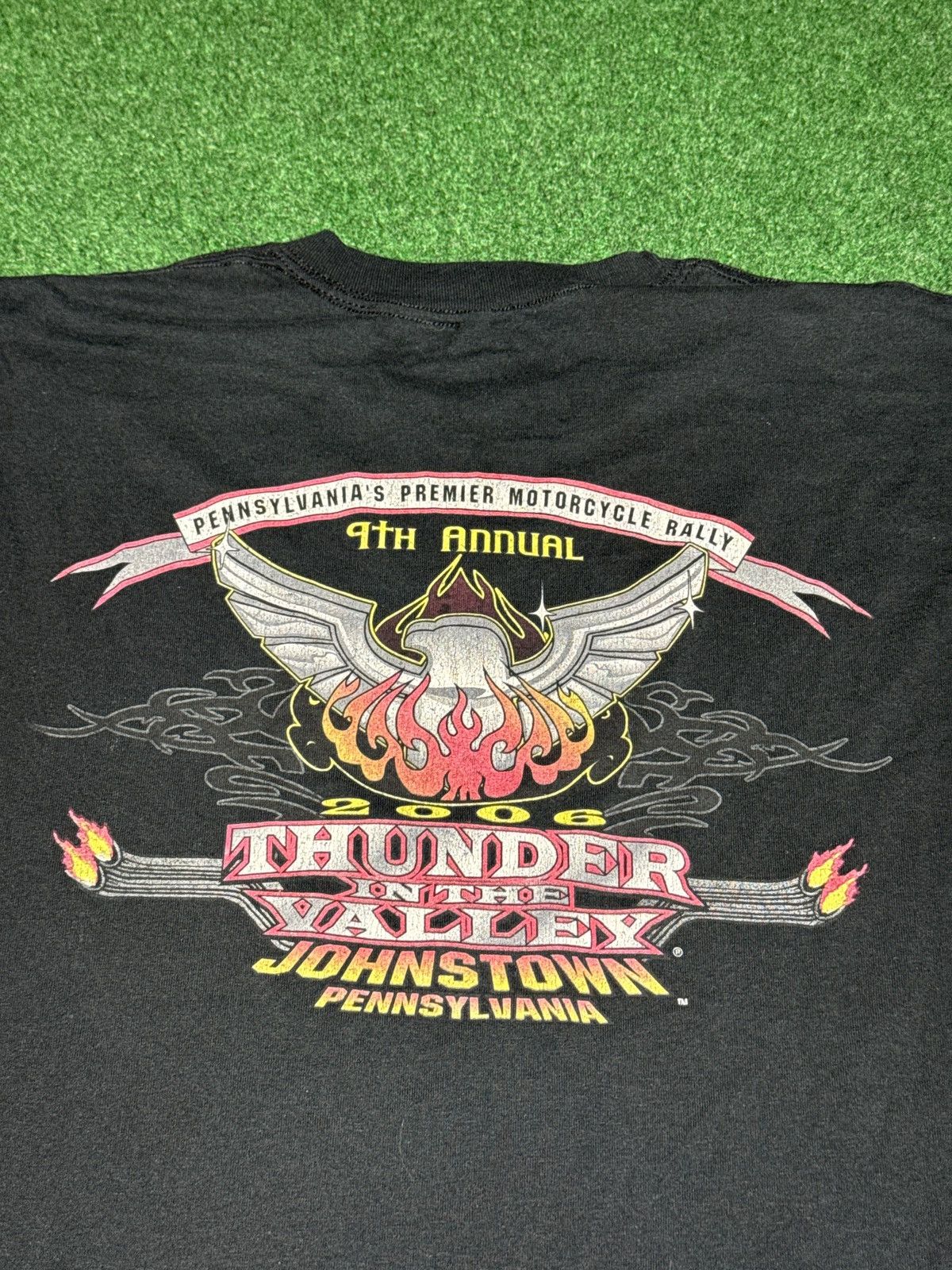 Harley Davidson Thunder In The Valley Biker Johnstown Long Sleeve T Shirt Size US L / EU 52-54 / 3 - 3 Thumbnail