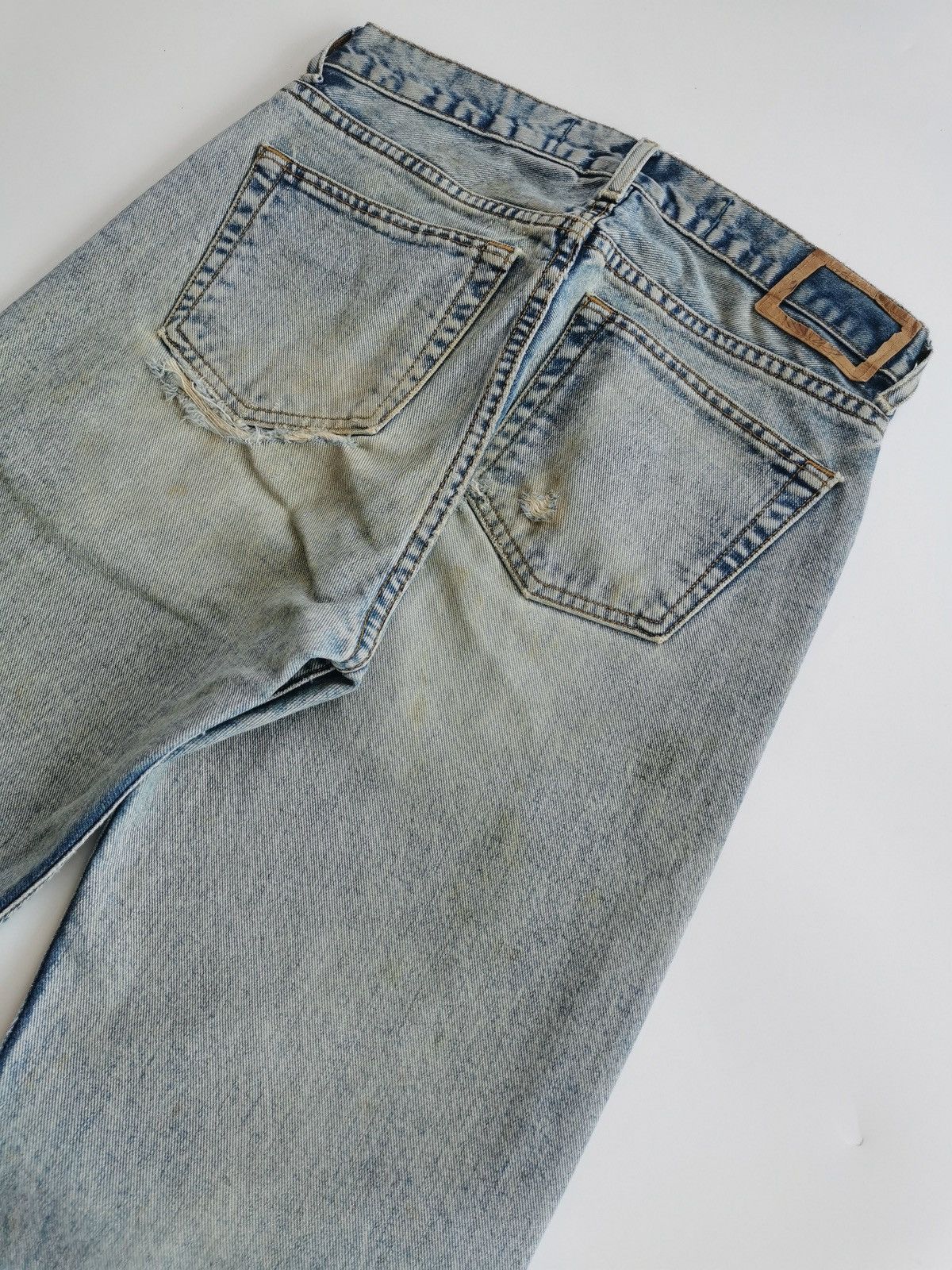 Gap Thrashed Distressed Boot Fit Gap Faded Denim Jeans Size US 30 / EU 46 - 6 Thumbnail