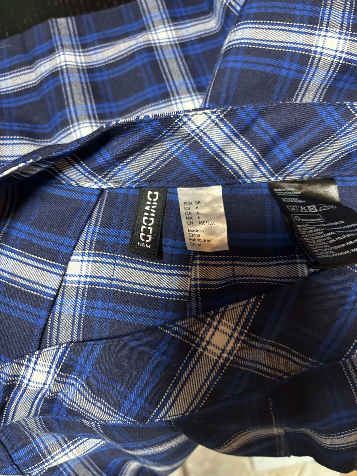 The Unbranded Brand Y2kBlue Plaid Pleated MiniSkirt/Preppy/Schoolgirl Aesthetic6 Size 28" / US 6 / IT 42 - 8 Thumbnail