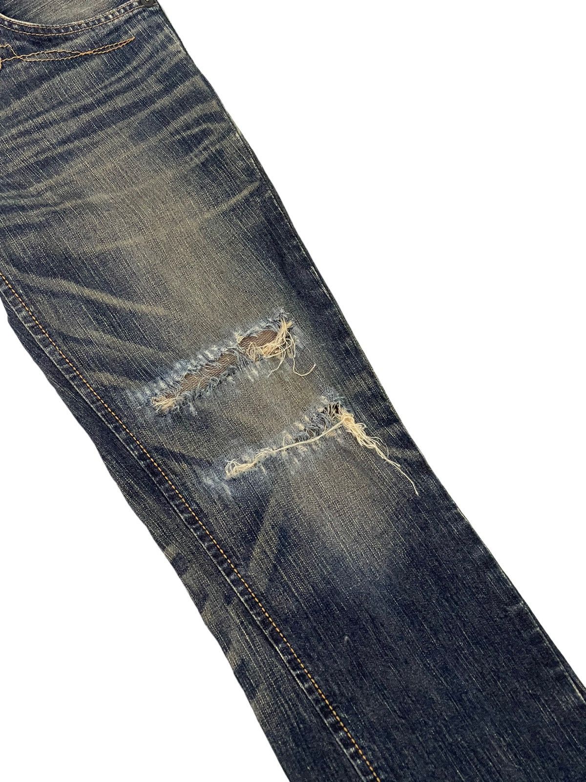 Edwin Flare Jeans Edwin Native Japan Distress Boot Cut 7🟦2 Size US 30 / EU 46 - 7 Thumbnail