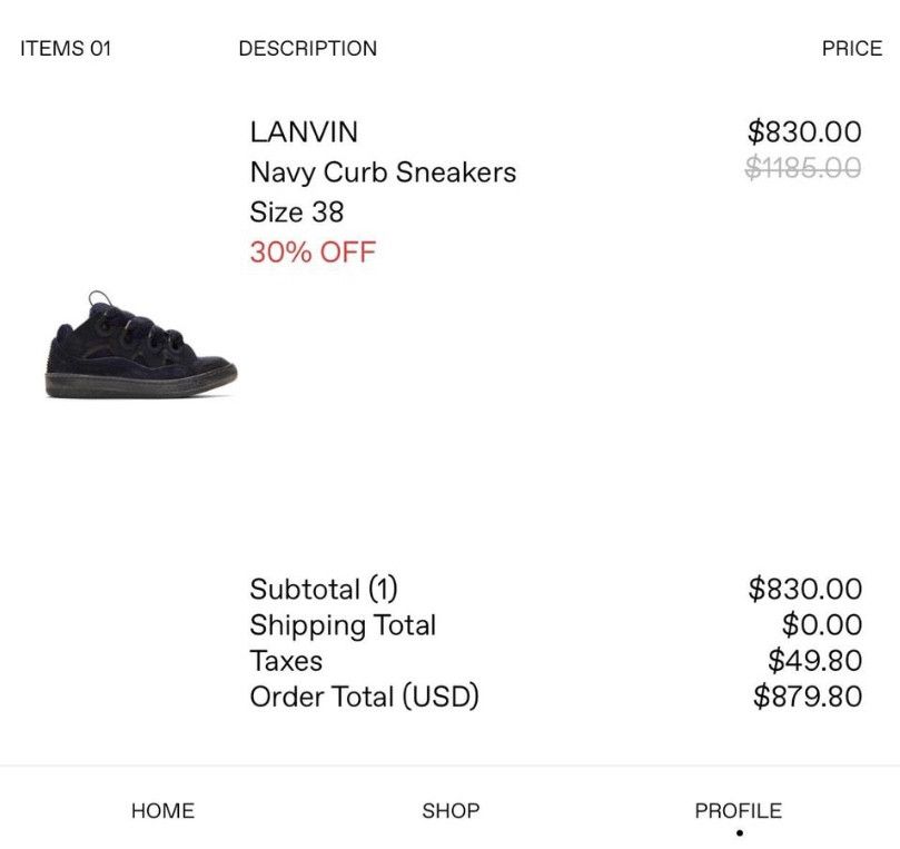 Lanvin lanvin curb sneakers Size US 8 / IT 38 - 3 Thumbnail