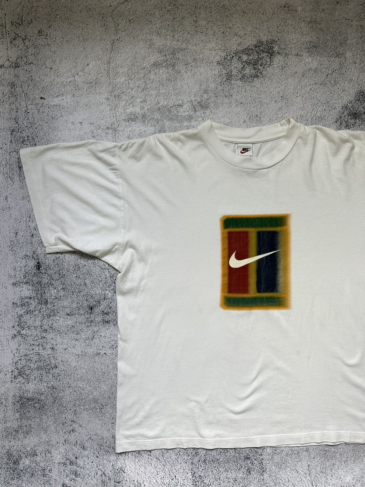 Nike Vintage Nike T-shirt Court Big Logo Size US XL / EU 56 / 4 - 2 Thumbnail