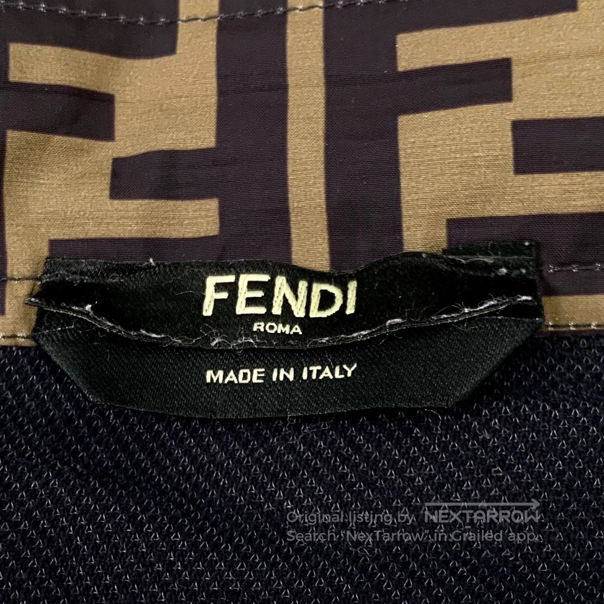 Fendi Fendi Brown Logo Print Casual Shorts. Size US 35 - 5 Thumbnail
