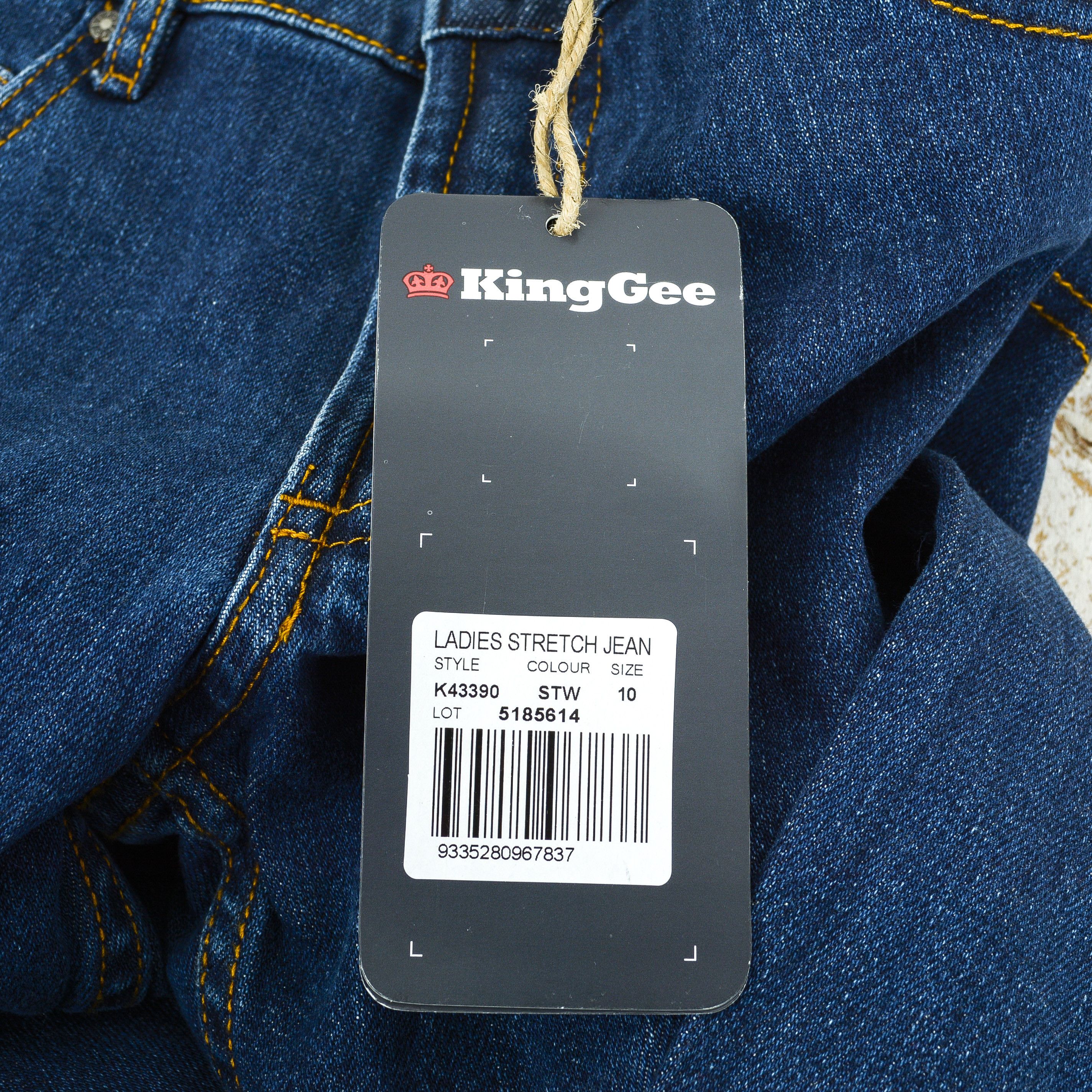 Other King Gee Ladies Stretch Jean AU 10 Women UK 10 Pants Trouser Size 28" / US 6 / IT 42 - 8 Thumbnail