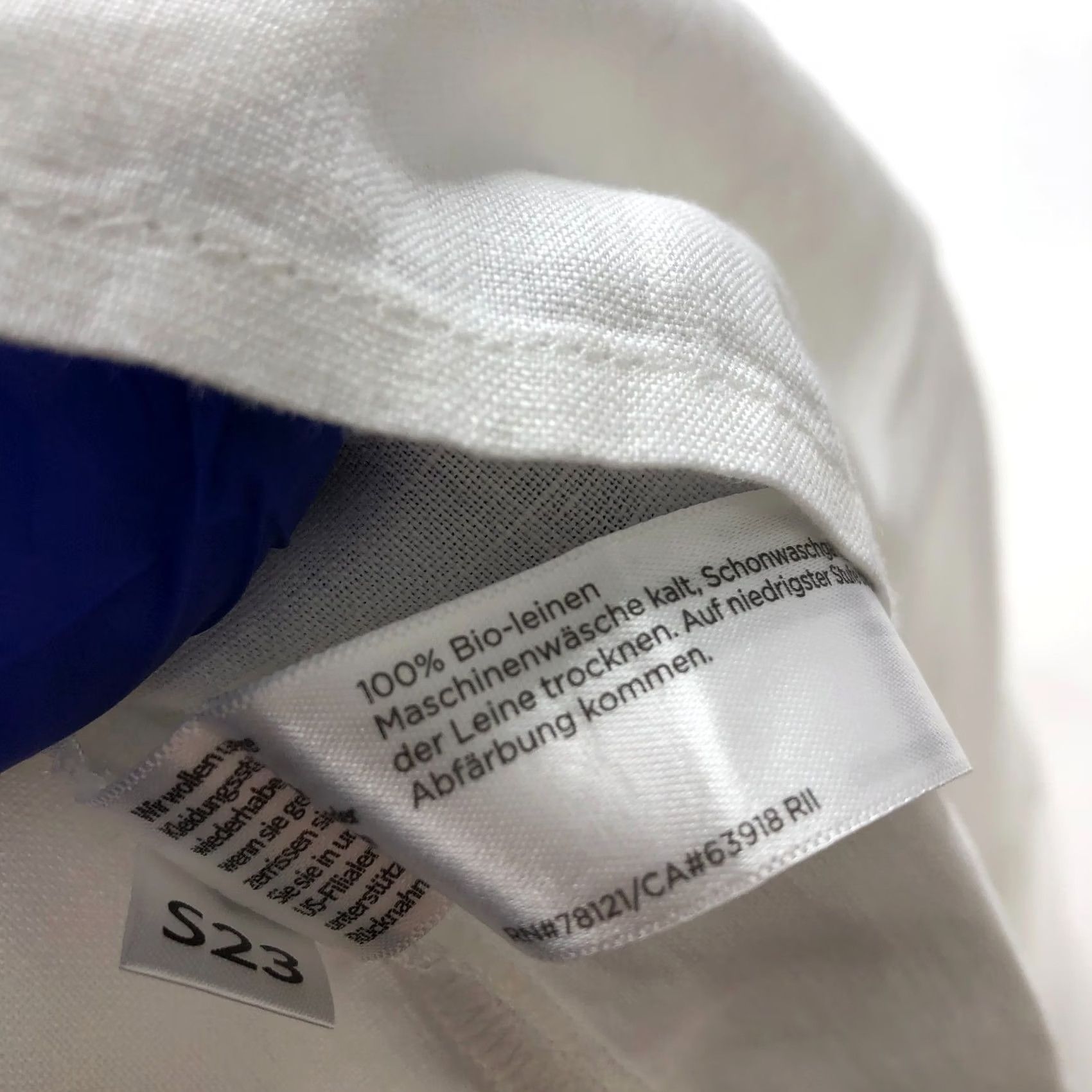 Eileen Fisher Eileen Fisher Shirt Dress White 100% Linen Knee Length Button Front M - Womens, Regular, Solid, Pockets, Collared, Sleeveless, Vintage No Size M / US 6-8 / IT 42-44 - 7 Thumbnail
