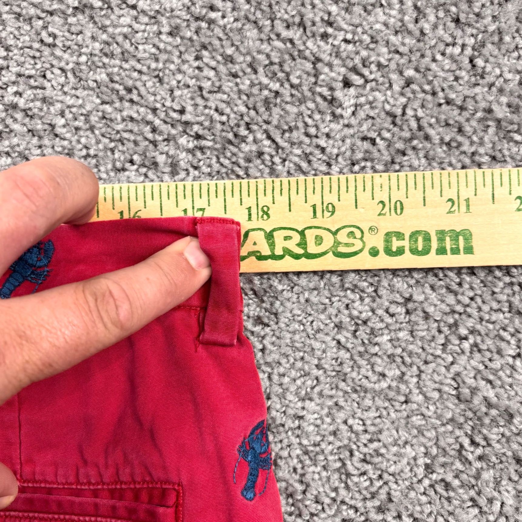 Brooks Brothers Brooks Brothers Shorts Mens 35 Chino Pockets Cotton Lobster Embroidered Red 9in Inseam Size US 35 - 5 Thumbnail