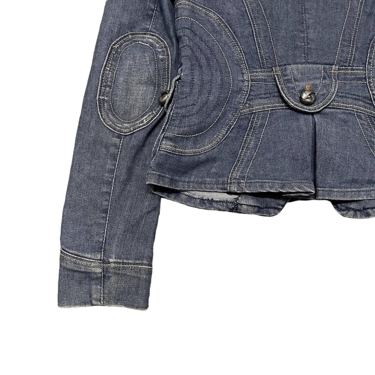 If Six Was Nine Vtg Mcginnn Denim Indigo Jacket If Six Was Nine Inspired Size XS / US 0-2 / IT 36-38 - 15 Thumbnail