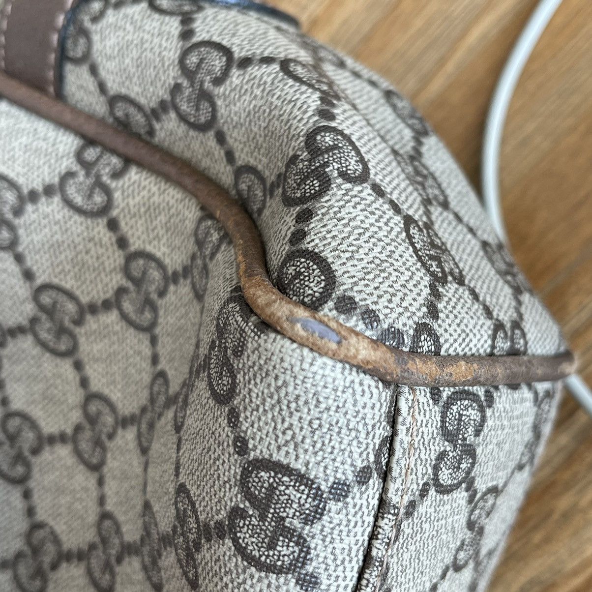 Gucci Vintage GUCCI Web Boston Doctor Top Handle Bag Handbag Size ONE SIZE - 9 Thumbnail