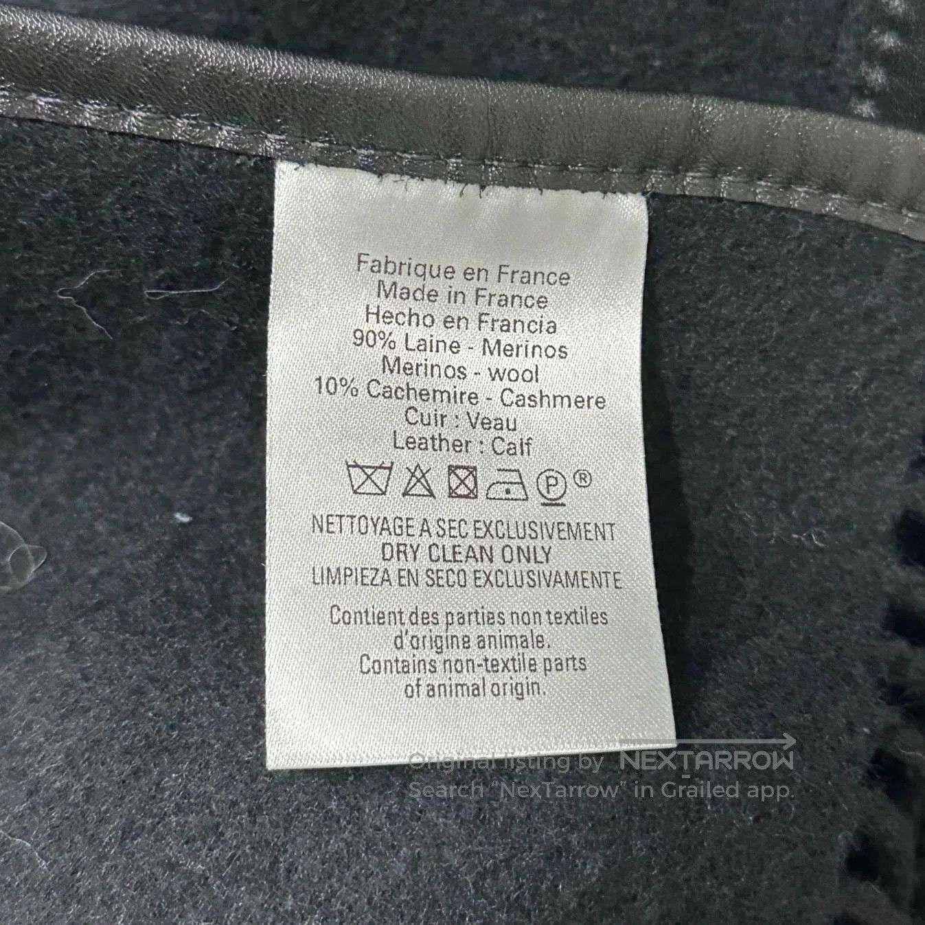 Hermes Hermes Blue Leather. Size M / US 6-8 / IT 42-44 - 6 Thumbnail