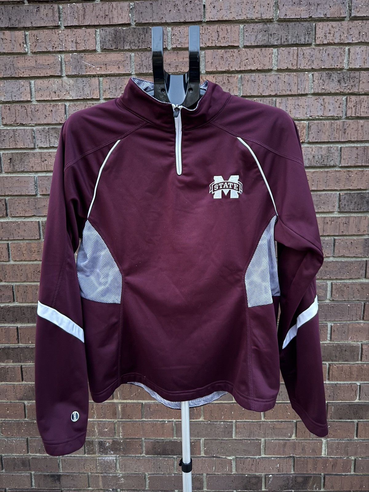 Holloway Mississippi State Bulldogs MSU Pullover Top Jacket Ladies Size L / US 10 / IT 46 - 2 Thumbnail