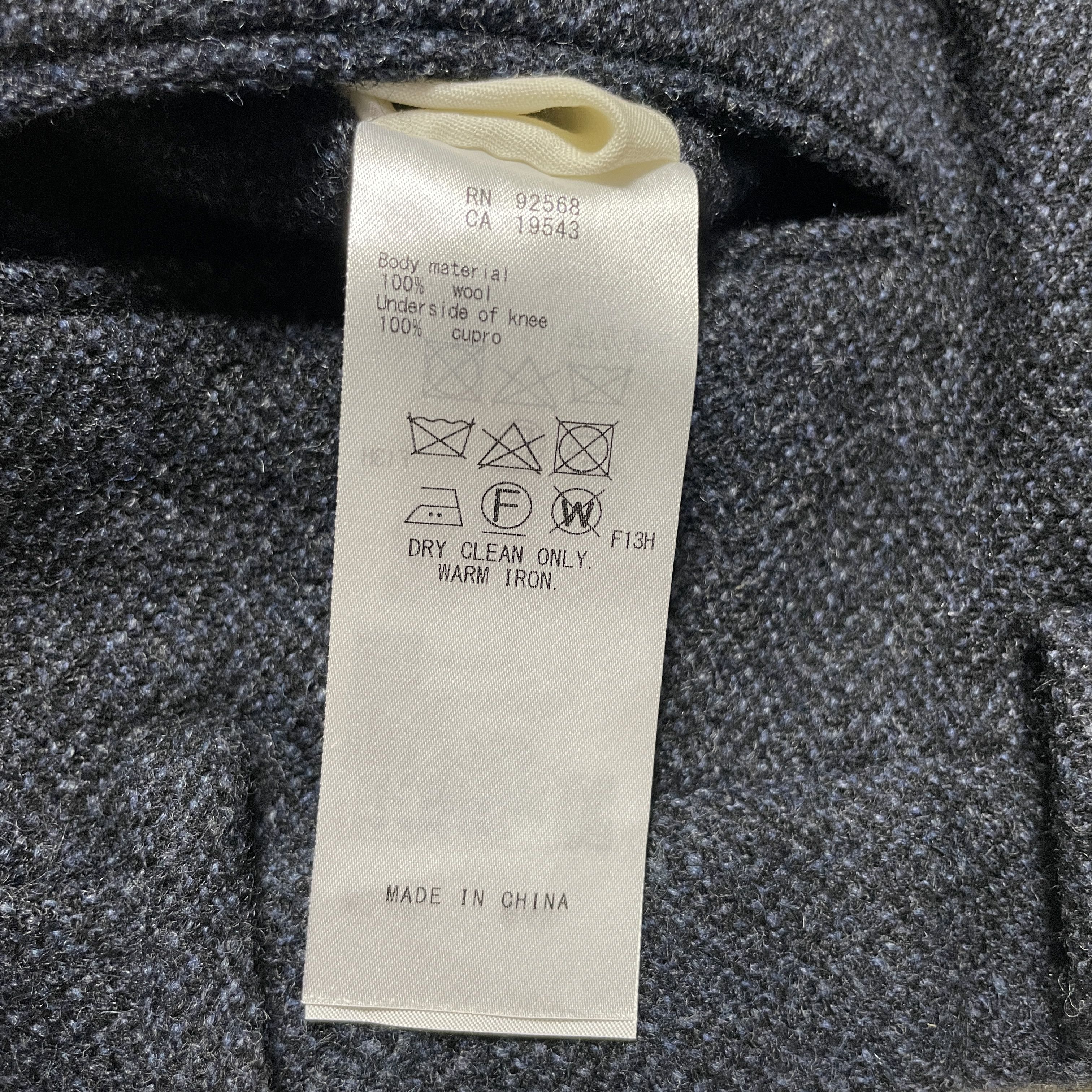 J. Press J.Press Lovat Tweed herringbone Navy 3 piece suit L-XL Size 40L - 10 Thumbnail