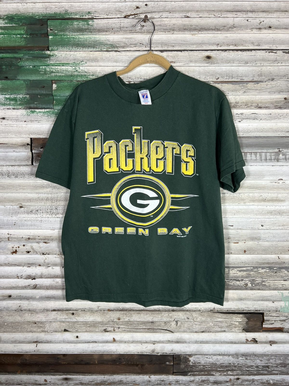 Logo 7 × Vintage Vintage Green Bay Packers Shirt Size US L / EU 52-54 / 3 - 1 Thumbnail