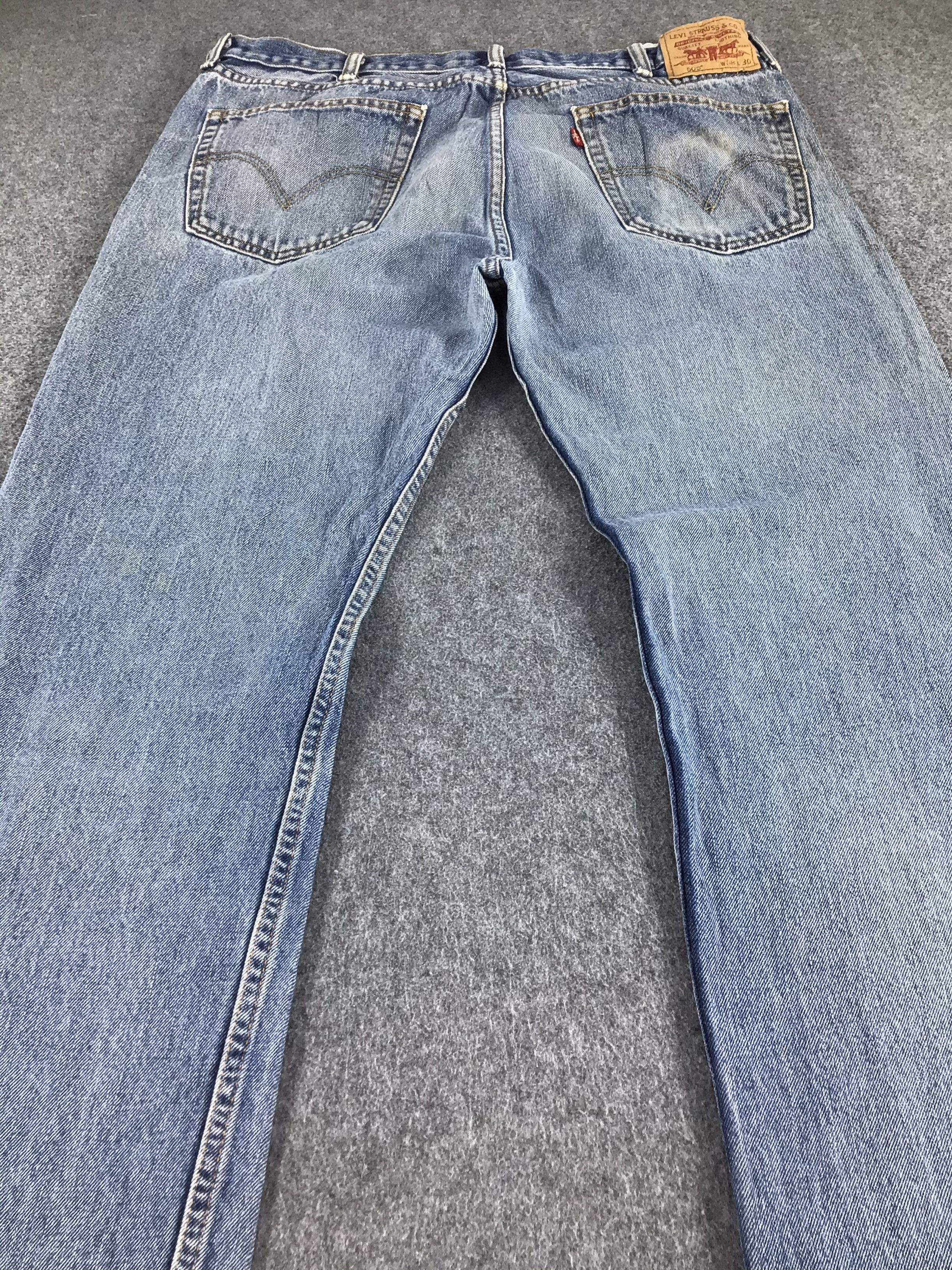 Levi's Vintage Levis 505 Jeans Rusty Faded Blue Denim -J478 Size US 38 / EU 54 - 4 Thumbnail