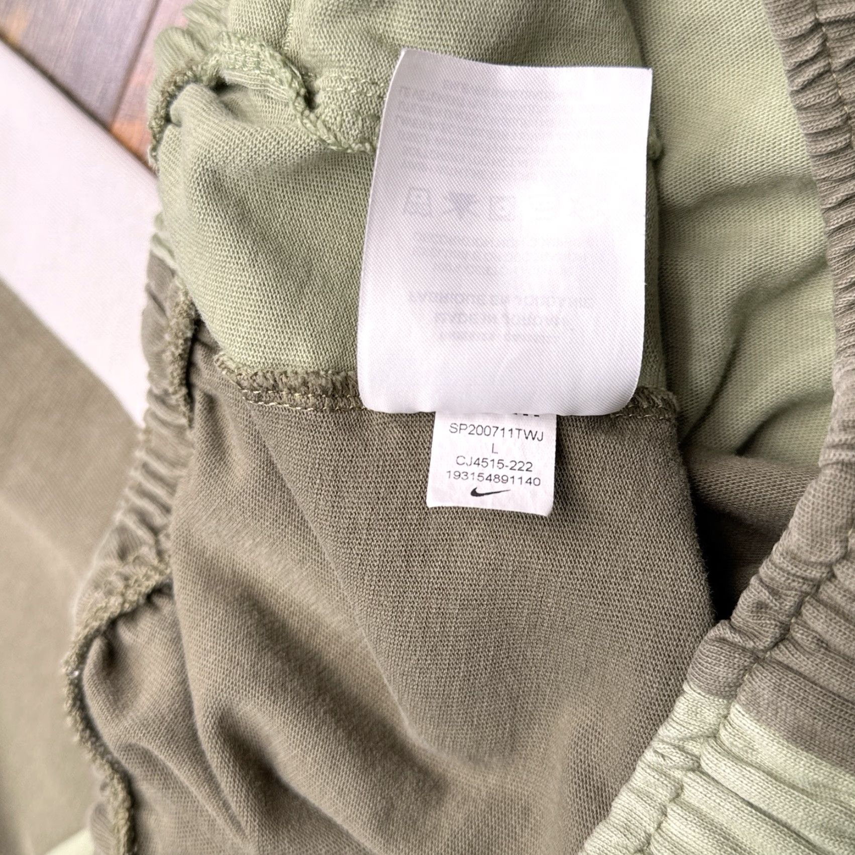 Nike Nike Jogger Sweatpants Mens Large Green Cotton Size US 33 - 7 Thumbnail