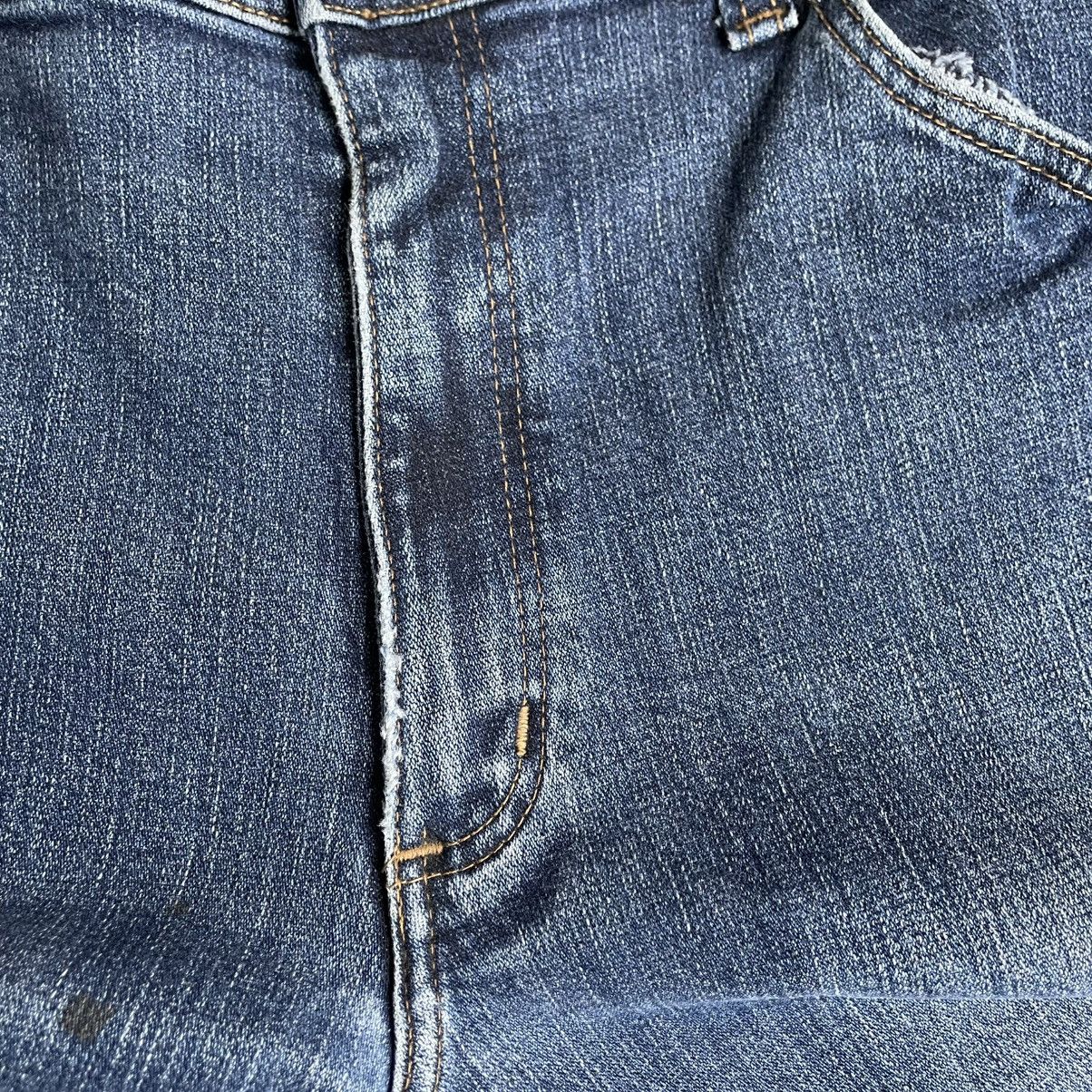 Wrangler 🔥Vintage Wrangler WM3904 Stoned Washed Distress Jeans Size US 35 - 11 Thumbnail