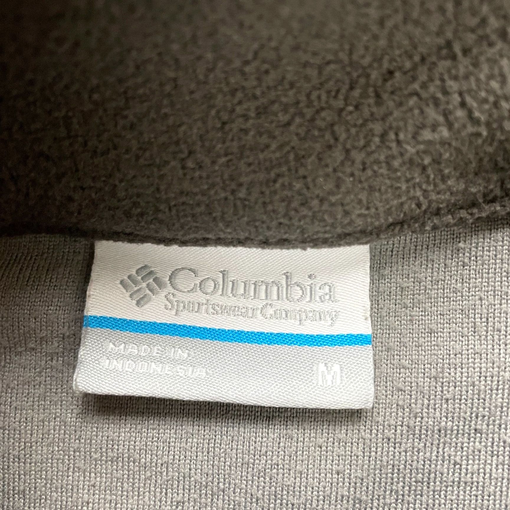 Vintage Columbia Sweatshirt Mens Large Gray High Neck 1/4 Zip Fleece Pullover Outdoor Hoodie (Regular) Men Size US L / EU 52-54 / 3 - 5 Thumbnail