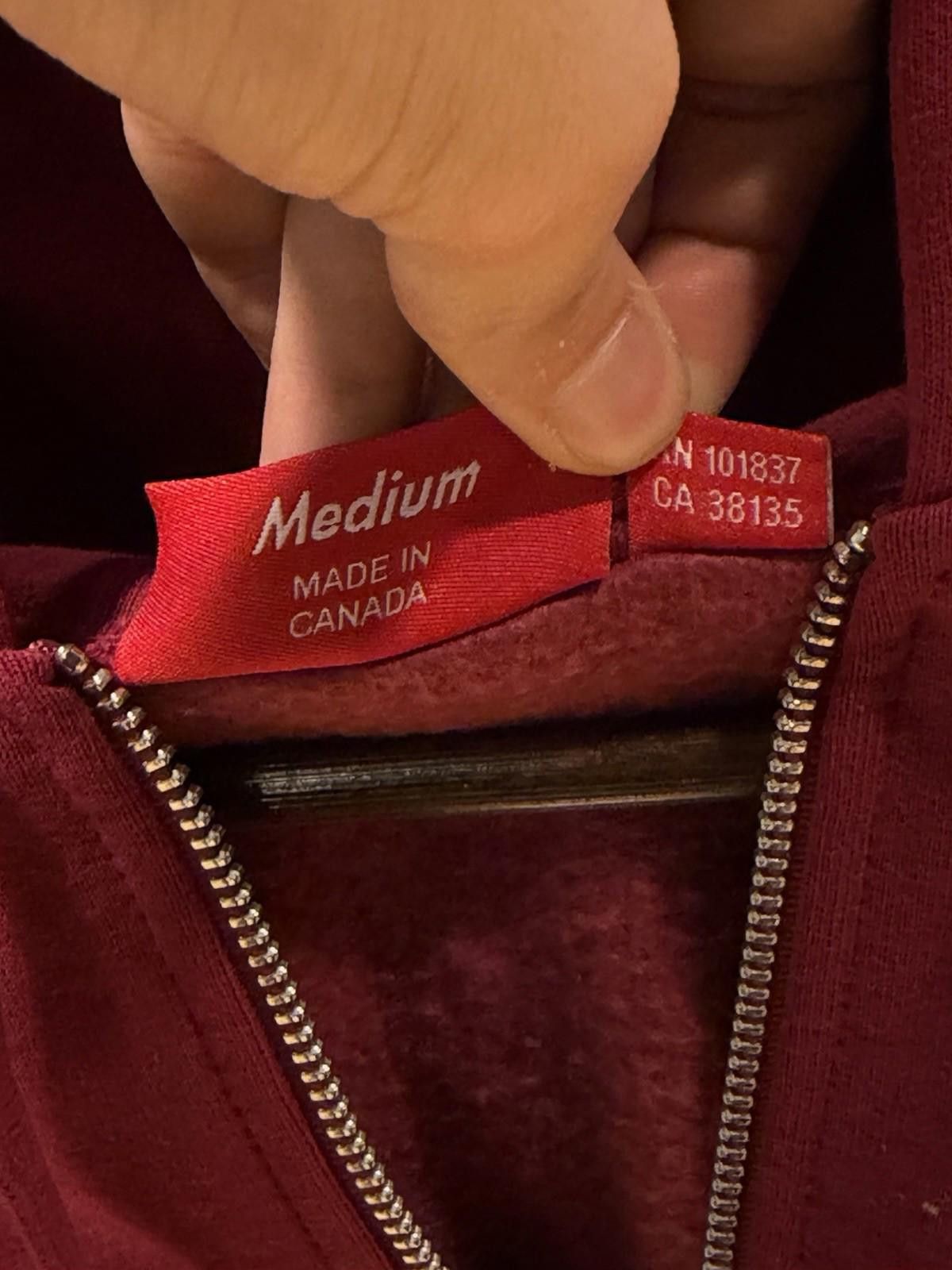 Supreme Supreme S Logo Zip Up Hooded Sweatshirt Red Size (M) NEW Size US M / EU 48-50 / 2 - 9 Thumbnail
