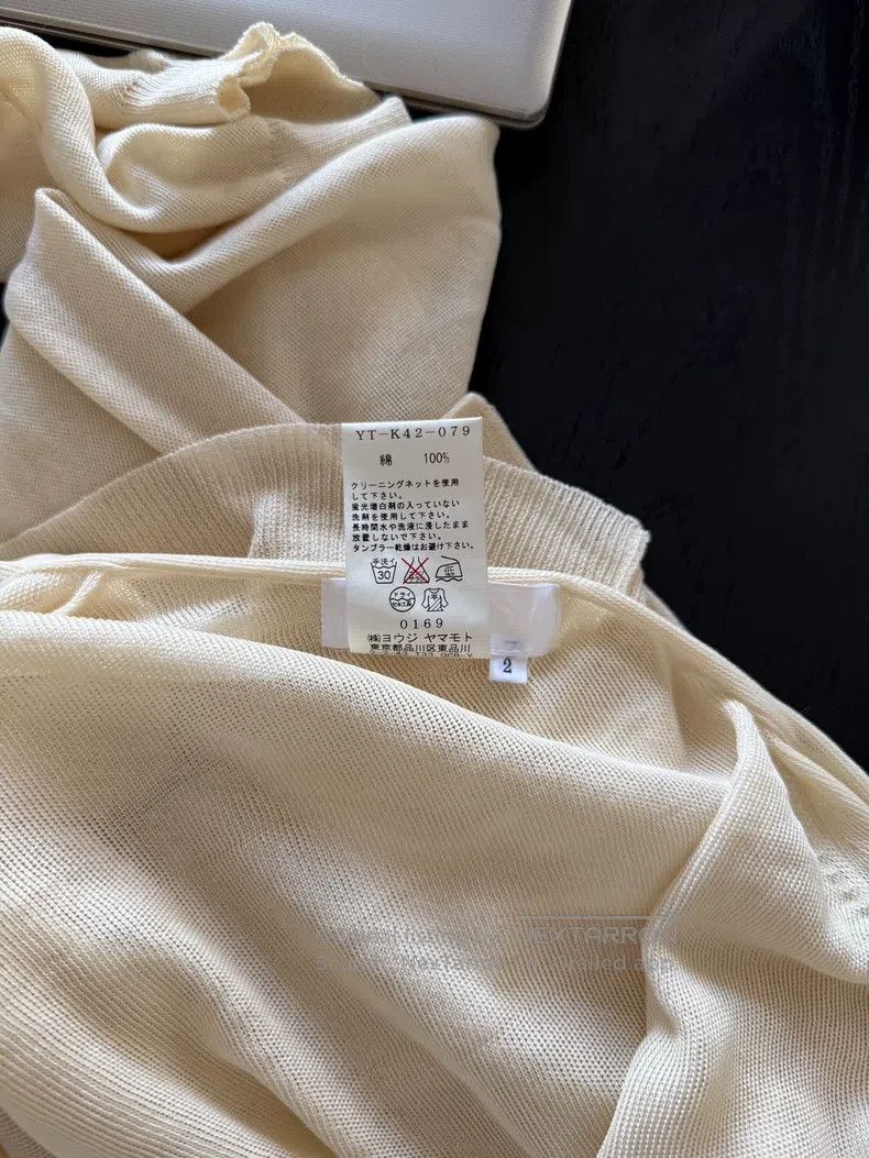 Yohji Yamamoto Yohji Yamamoto 07 SS Cut Stitch Knit Cardigan shirt Size XS / US 0-2 / IT 36-38 - 9 Thumbnail