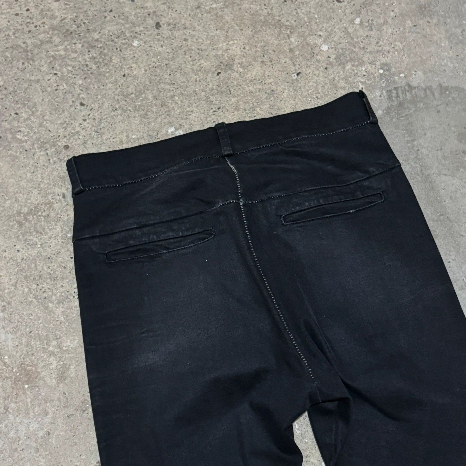 10sei0otto 10Sei0otto scar stitch distressed drop crotch denim Size US 34 / EU 50 - 4 Thumbnail