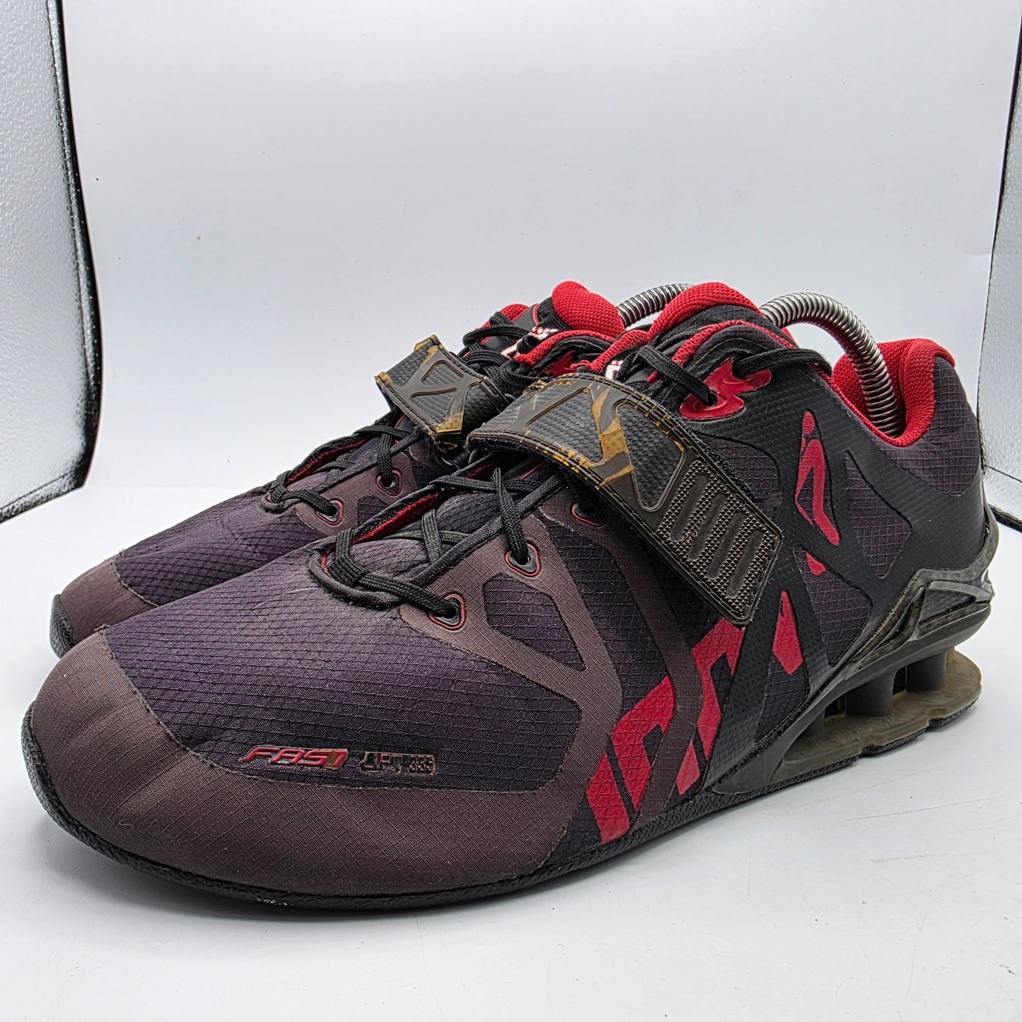 Other Inov-8 Fastlift 335 Mens Size 10 Black Red Weightlifting Sho Size US 10 / EU 43 - 4 Thumbnail