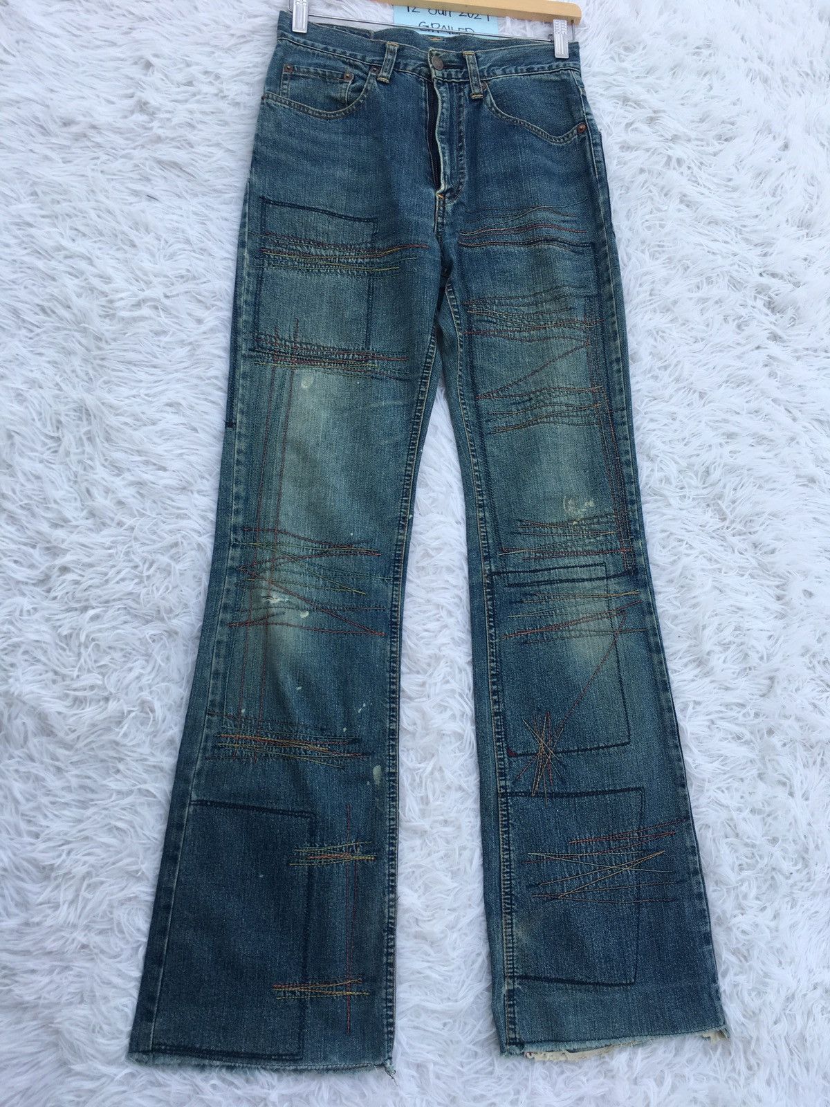 Hysteric Glamour Rare Vintage Hysteric Glamour Kinky Patchwork Jeans Size 28" / US 6 / IT 42 - 5 Thumbnail