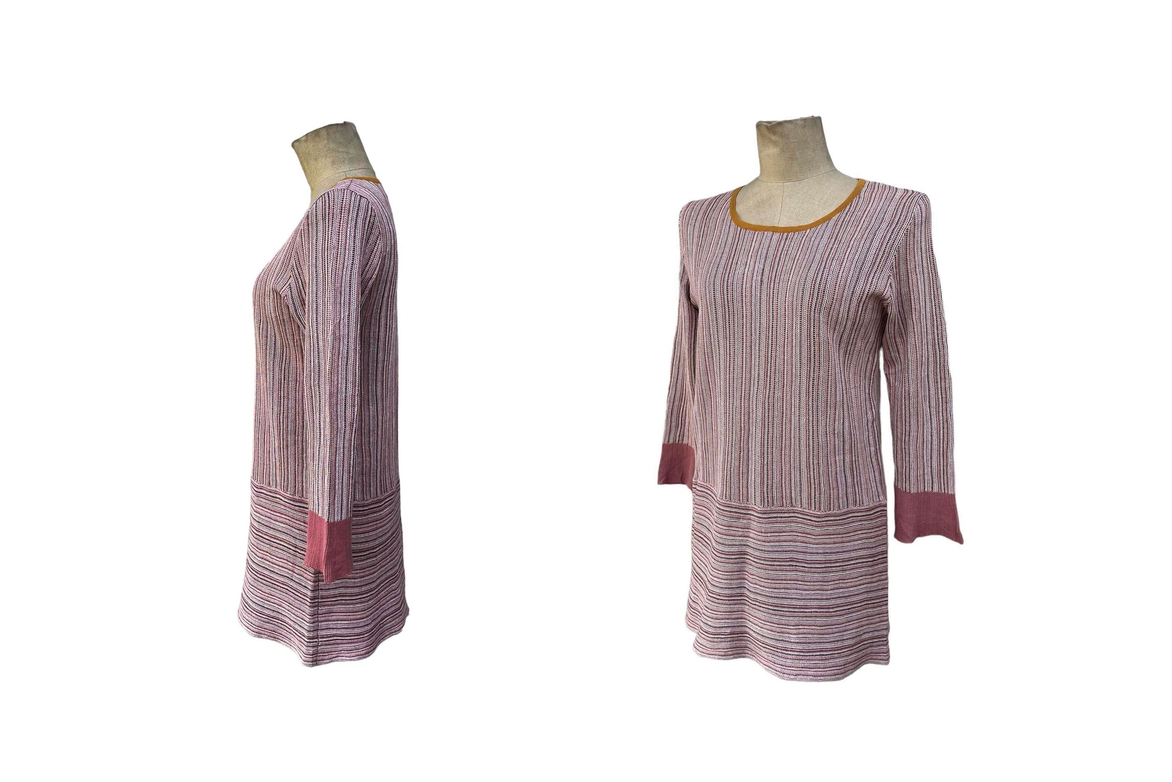 Sonia Rykiel SONIA RYKIEL Collection Knitted micro mini dress / tunic top Size S / US 4 / IT 40 - 6 Thumbnail