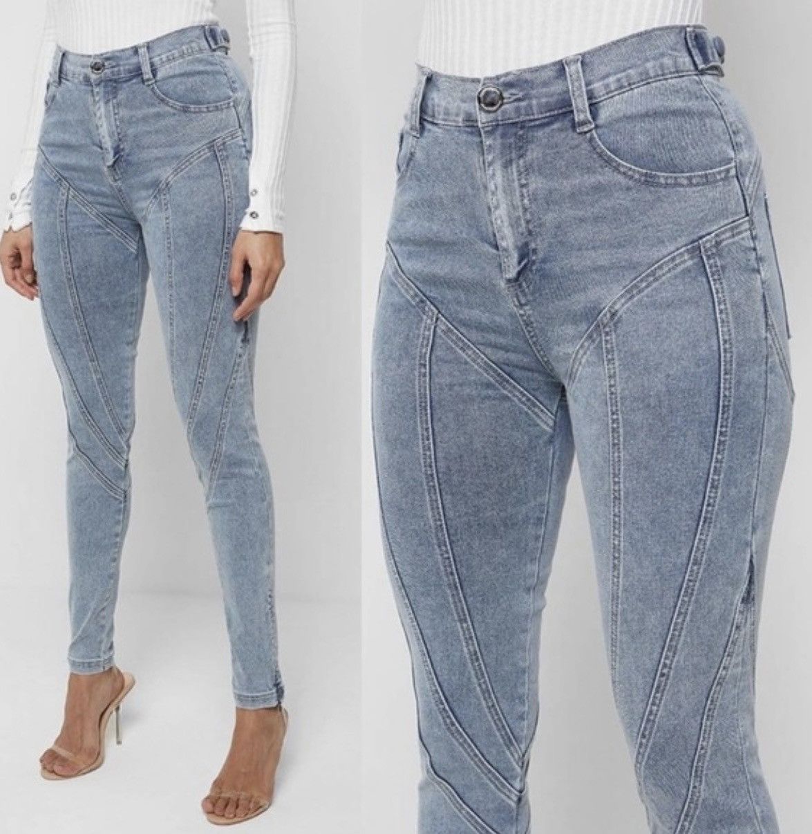 Maniere De Vior Maniere De Voir Contour Seam Jeans Size 4 Size 27" / US 4 / IT 40 - 1 Thumbnail