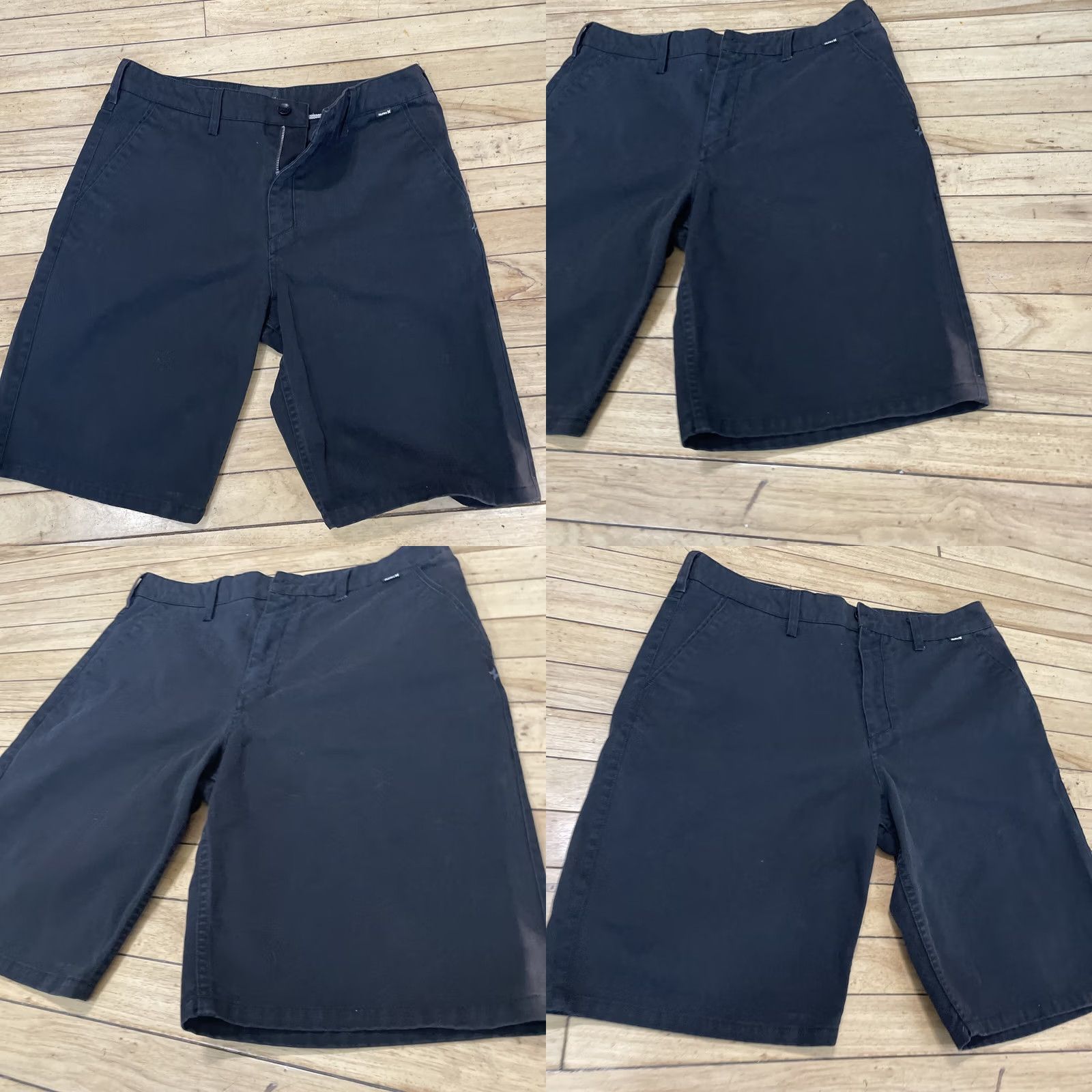 Hurley Hurley Shorts Men 32 Black Sun Bleached Thick Canvas Preppy Skate Surf Chino 32 Size US 32 / EU 48 - 10 Thumbnail