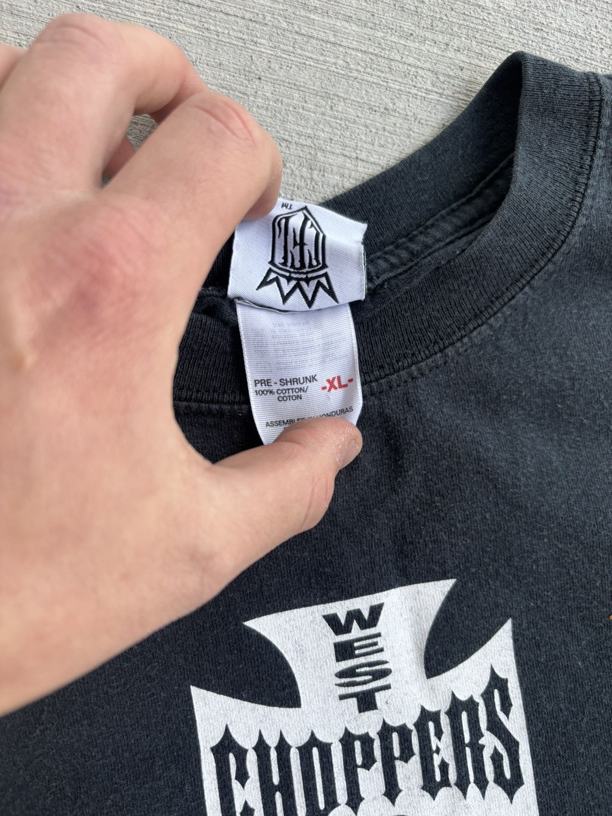 West Coast Choppers CFL tag long beach west coast choppers tee Size US XL / EU 56 / 4 - 4 Thumbnail