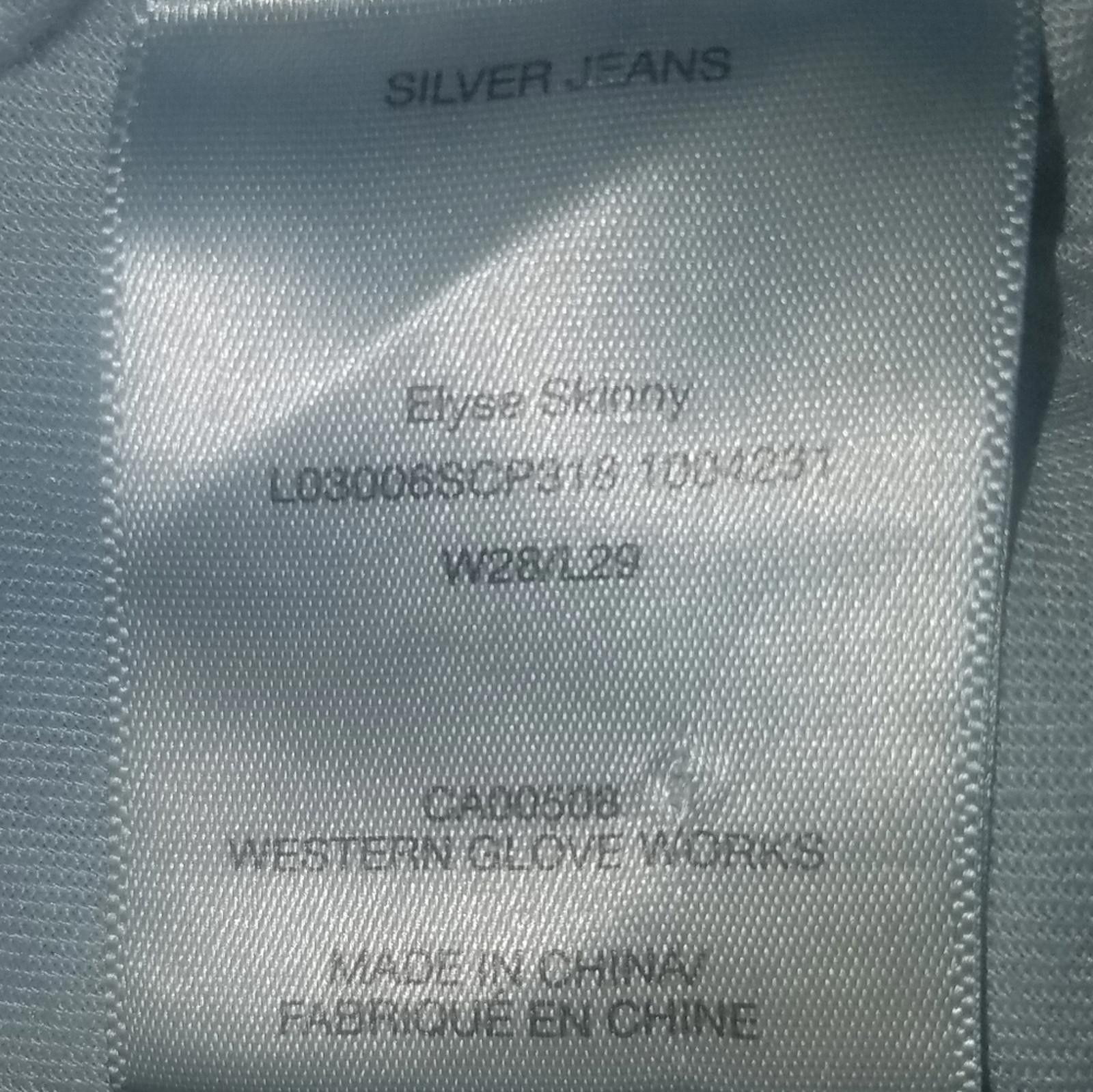 Silver Jeans Co. Silver Elyse Skinny Jeans Size 28X29 Size 28" / US 6 / IT 42 - 3 Thumbnail