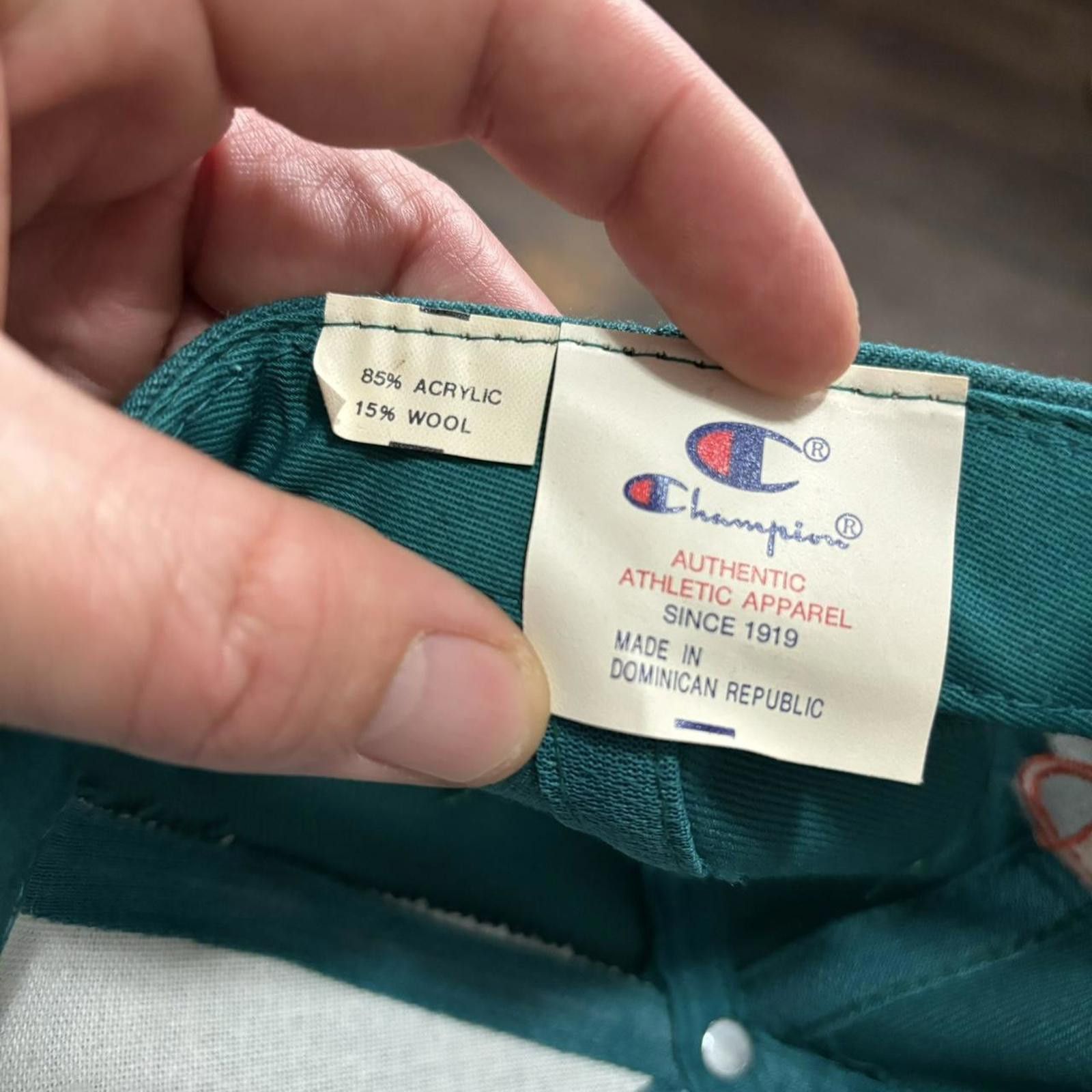 Champion Vintage Miami dolphins champion SnapBack hat 90s OS Size ONE SIZE - 4 Thumbnail