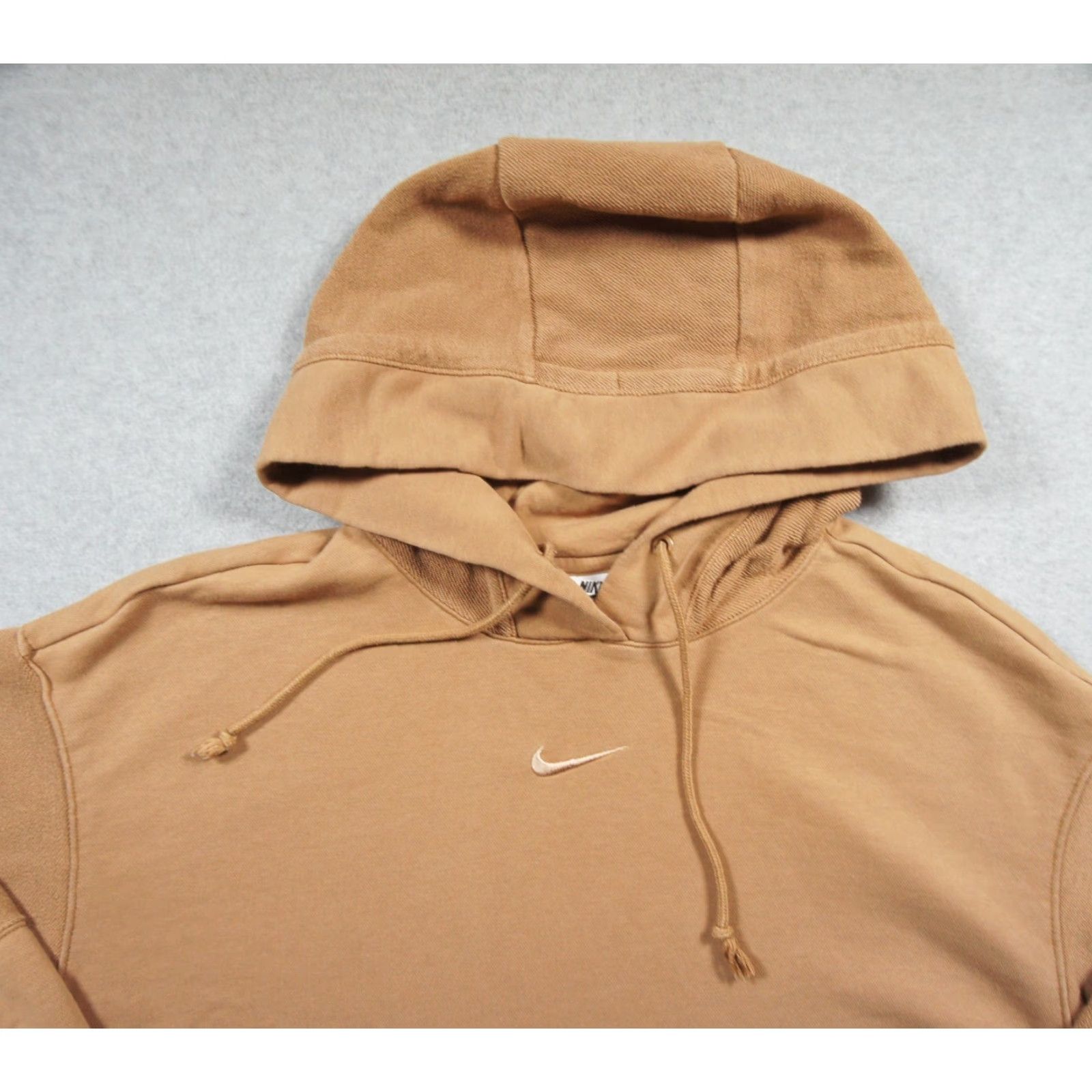 Nike Nike Sweatshirt Womens Medium Tan Hoodie Everyday Modern Fleece Center Swoosh Size M / US 6-8 / IT 42-44 - 2 Thumbnail