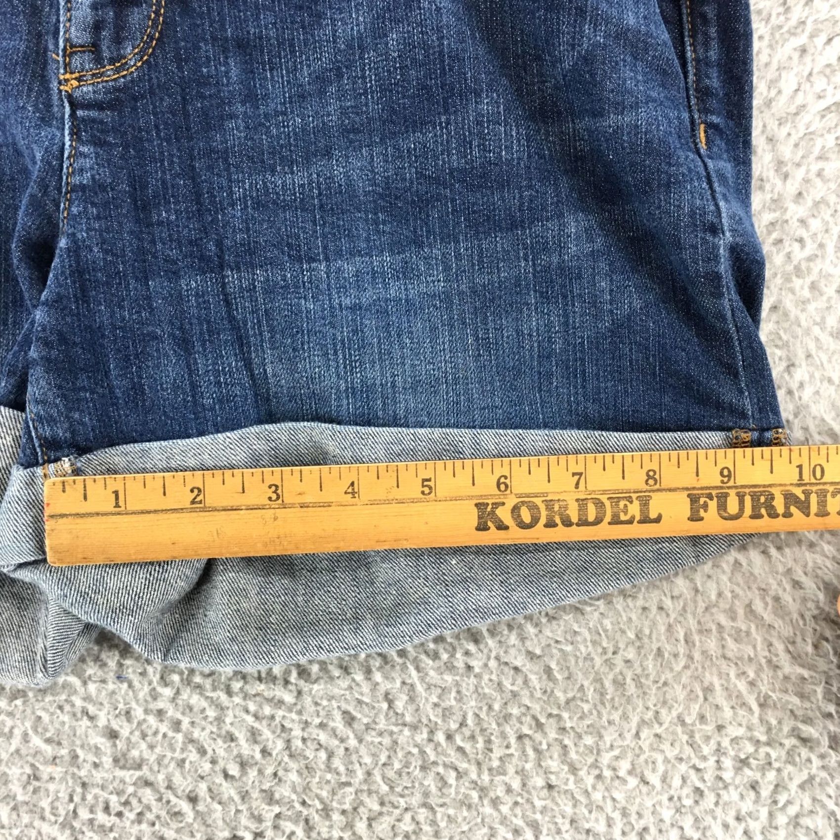 Banana Republic Banana Republic Chino Shorts 29/8 Blue Denim Mid Rise 5 Pockets Zip Fly Casual Womens Size 24" / US 00 / IT 34 - 5 Thumbnail