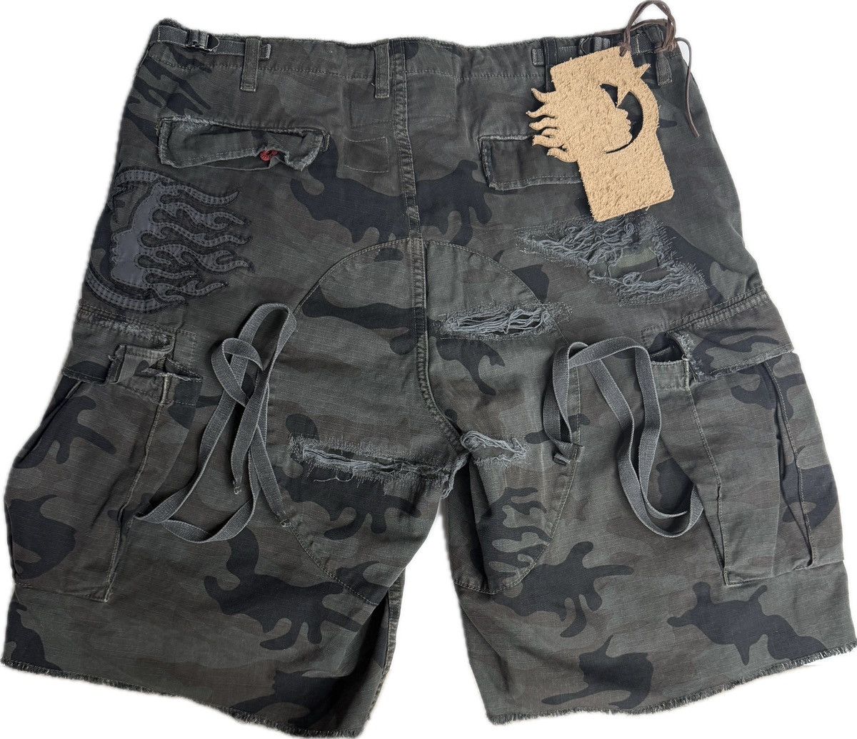 HELLSTAR Hellstar Camo Cargo Shorts Size US 38 / EU 54 - 3 Thumbnail